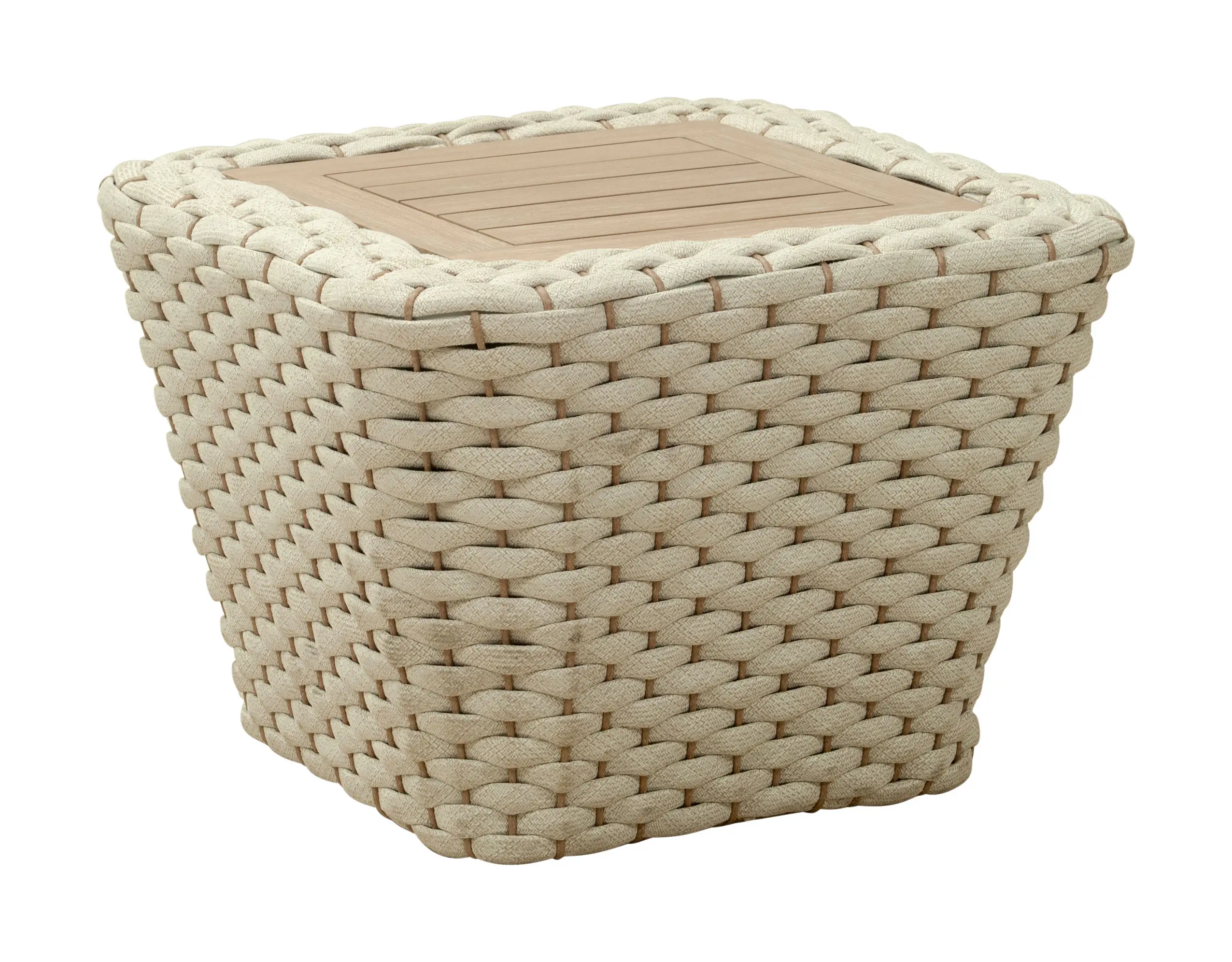 Antul White and Natural Coffee Table-2