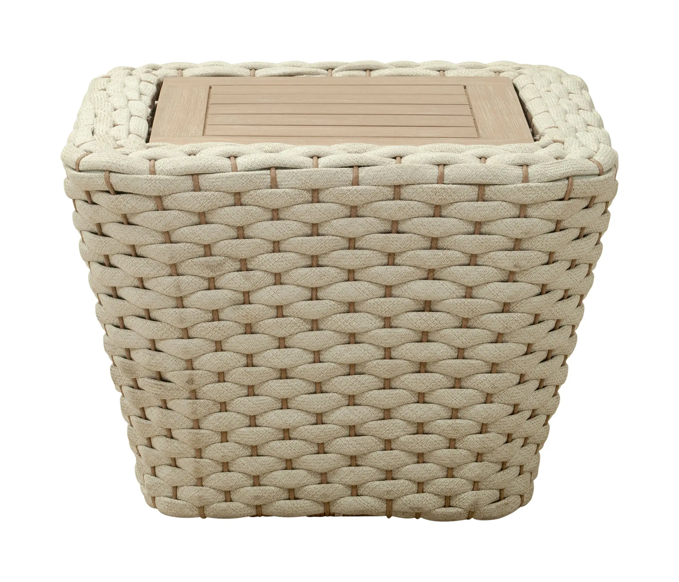 Antul White and Natural Coffee Table-3