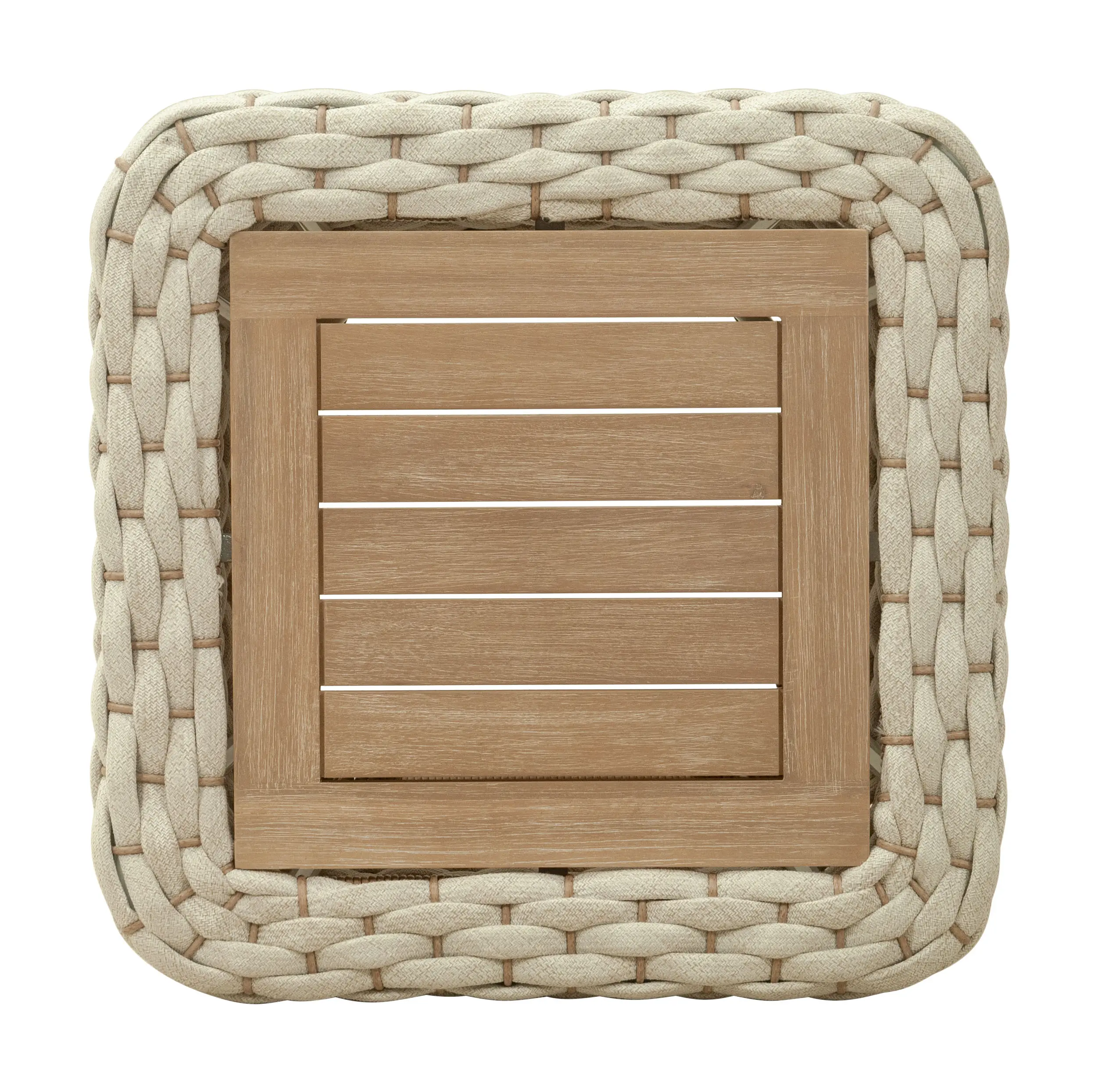 Antul White and Natural Coffee Table-4