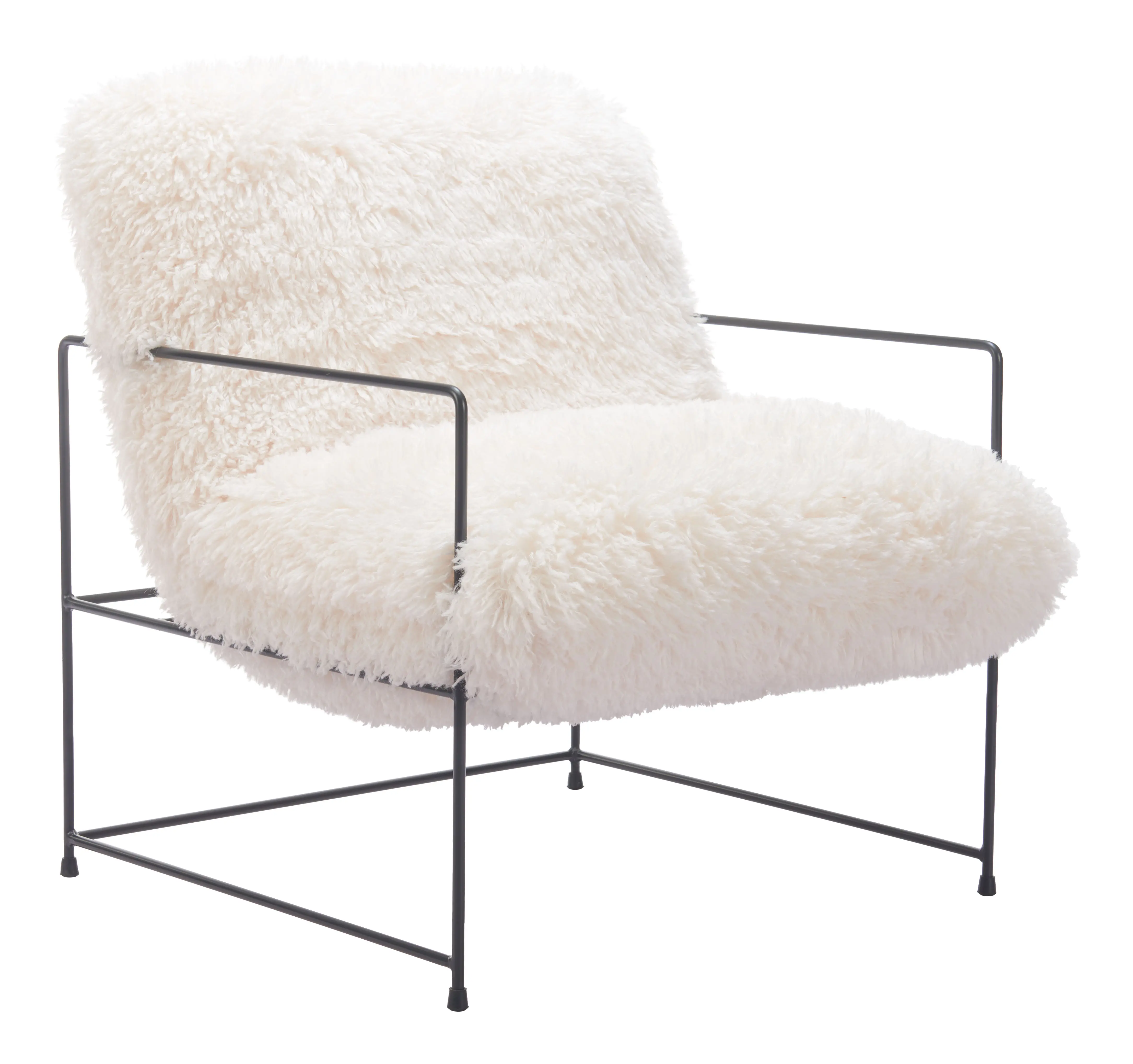 Pelut Accent Chair White-3