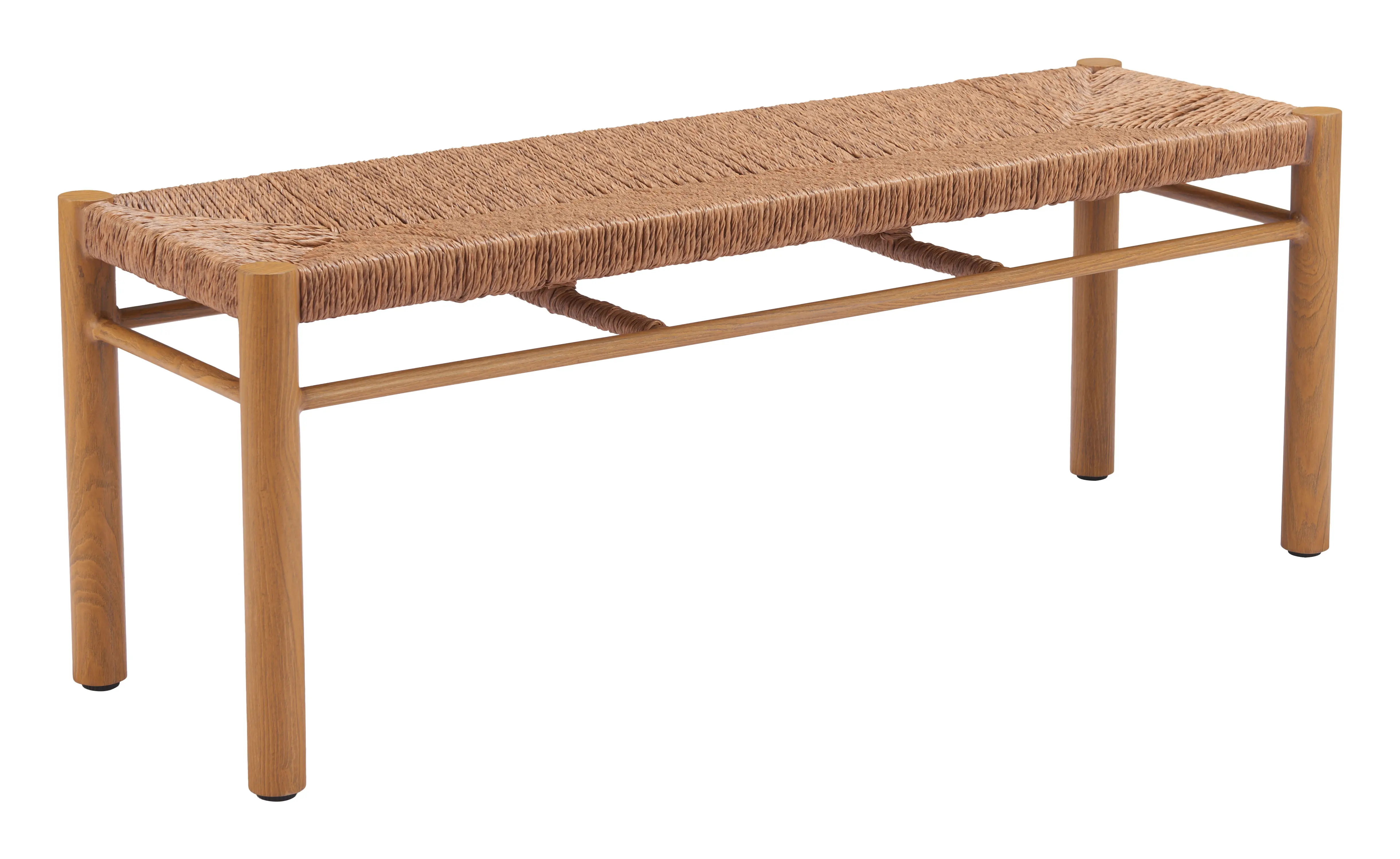 Iska Natural Patio Bench-3