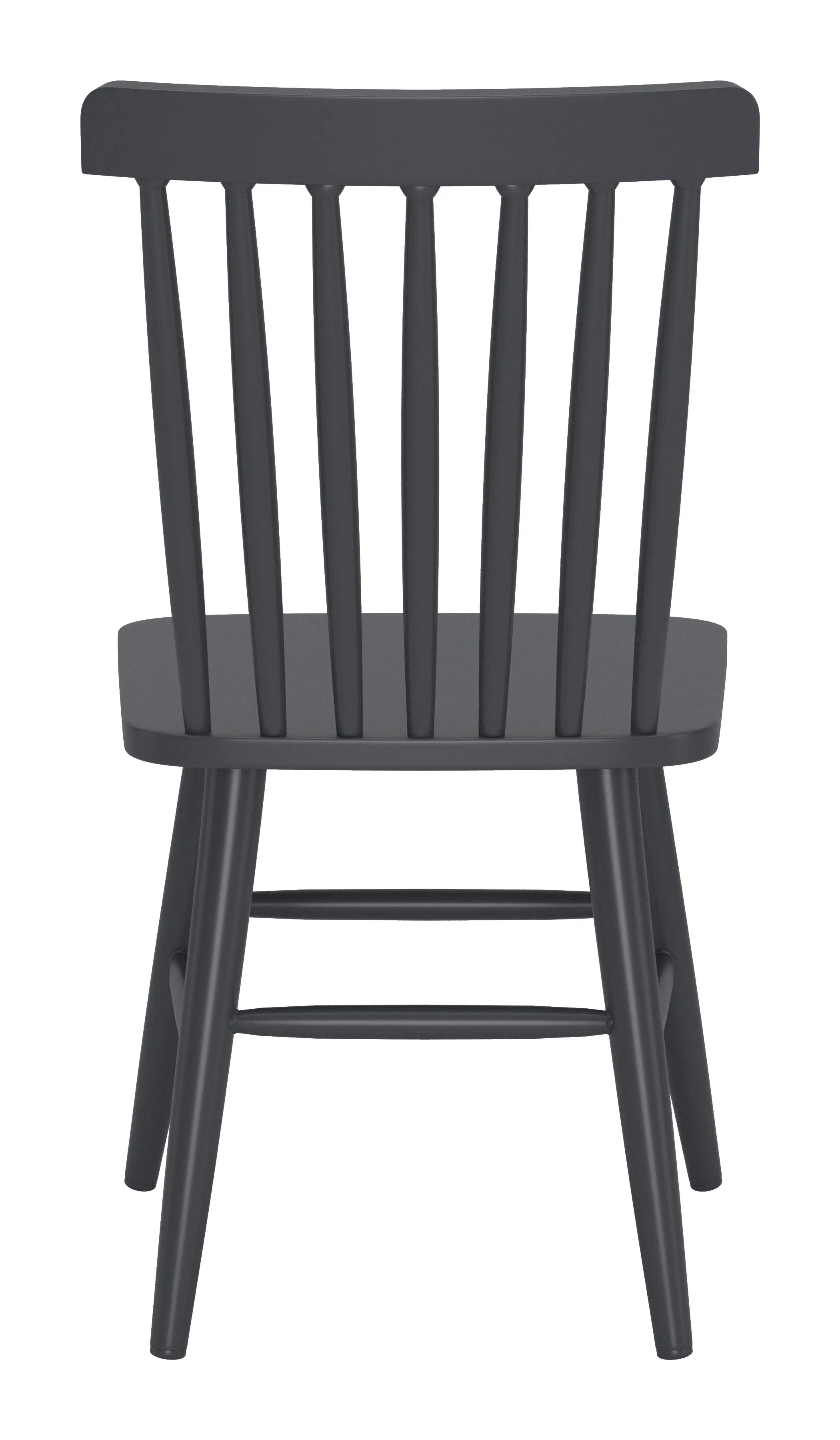 Zeilen Black Metal Patio Dining Chair, Set of 2-5