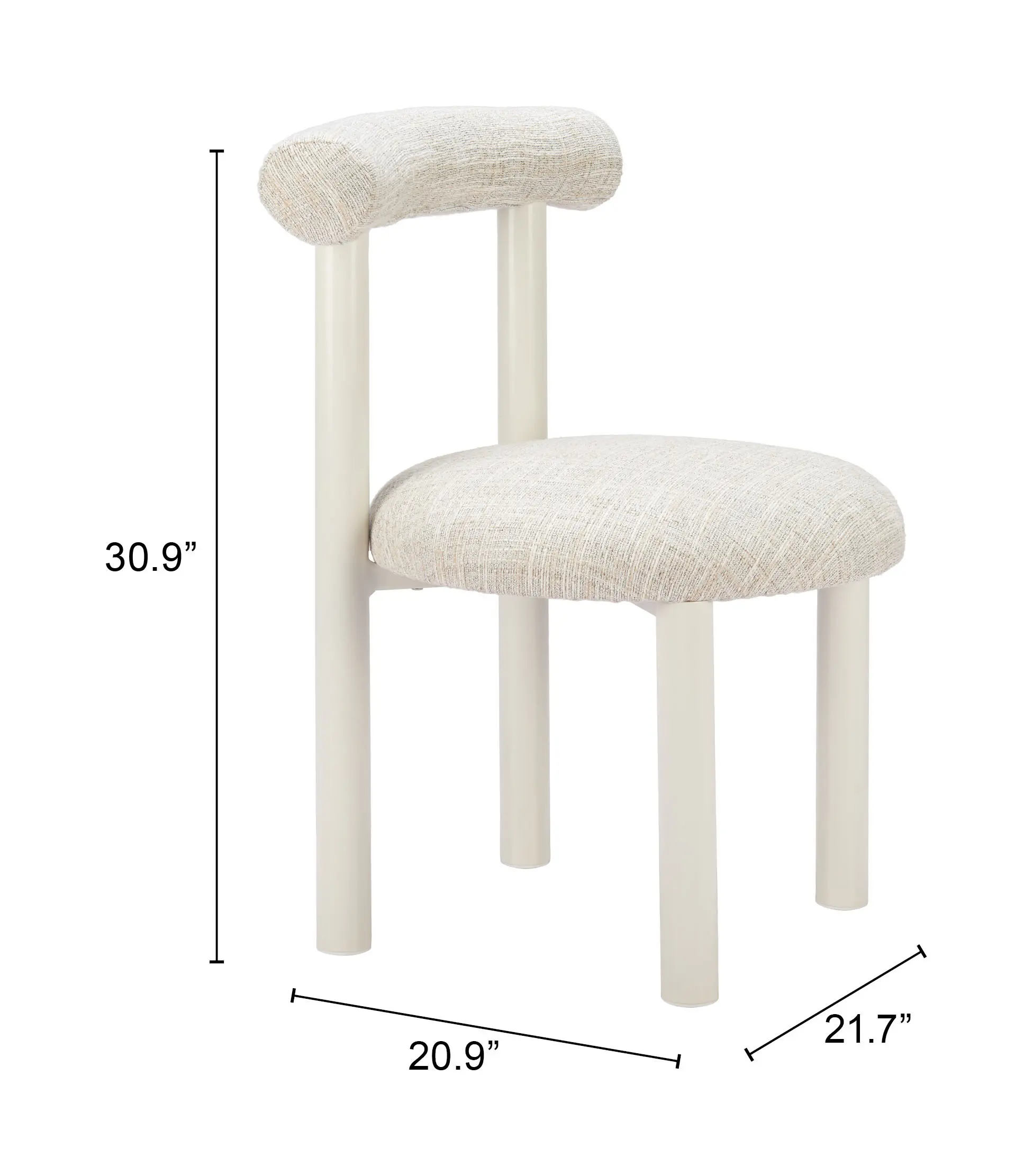 Ceres Beige Outdoor Dining Chair-6