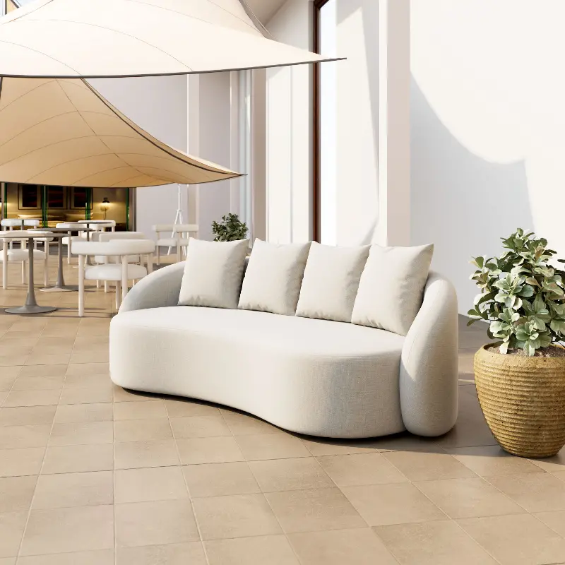 Sunny Isles Beige Patio Sofa