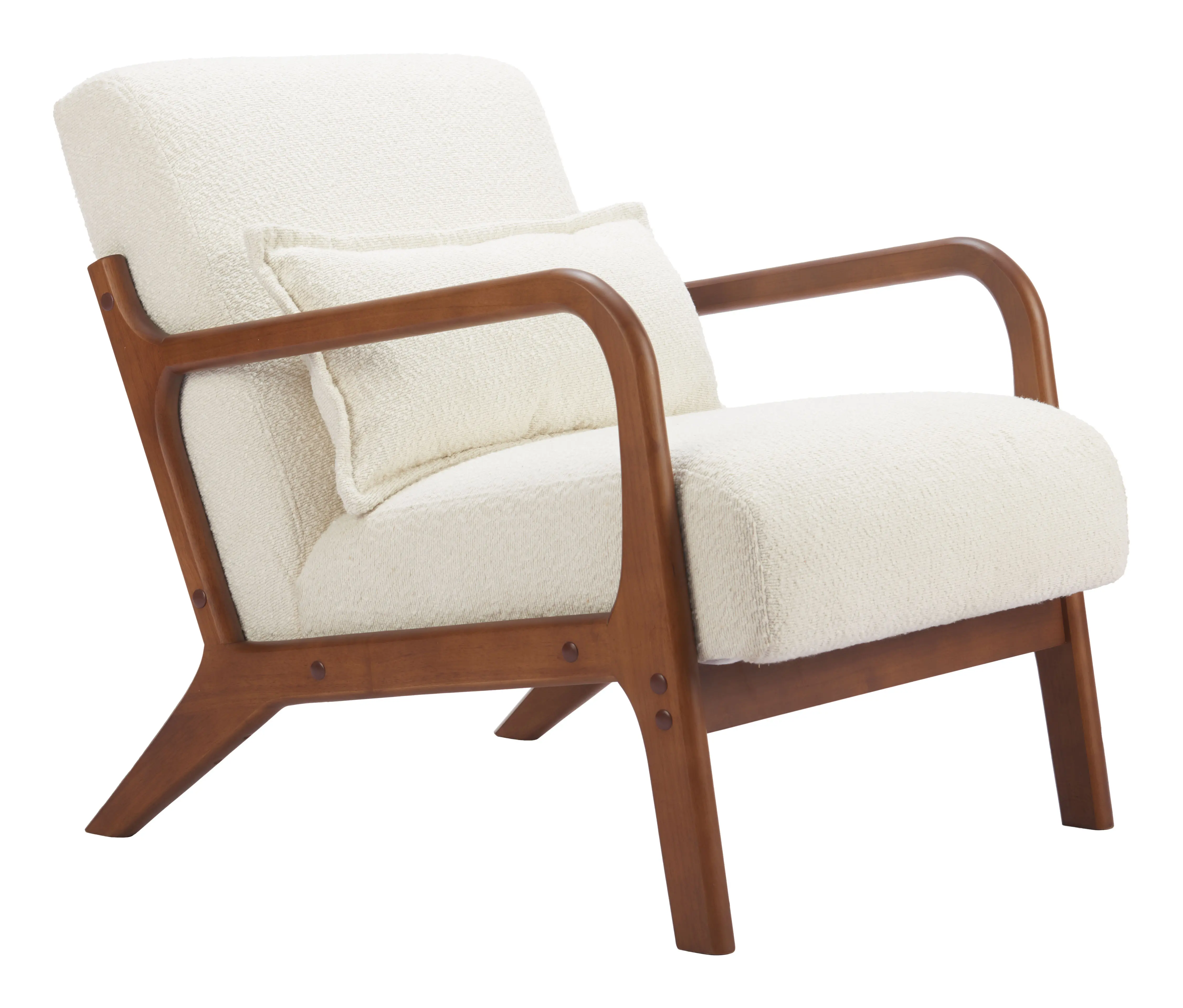 Macio Cream Accent Chair-3