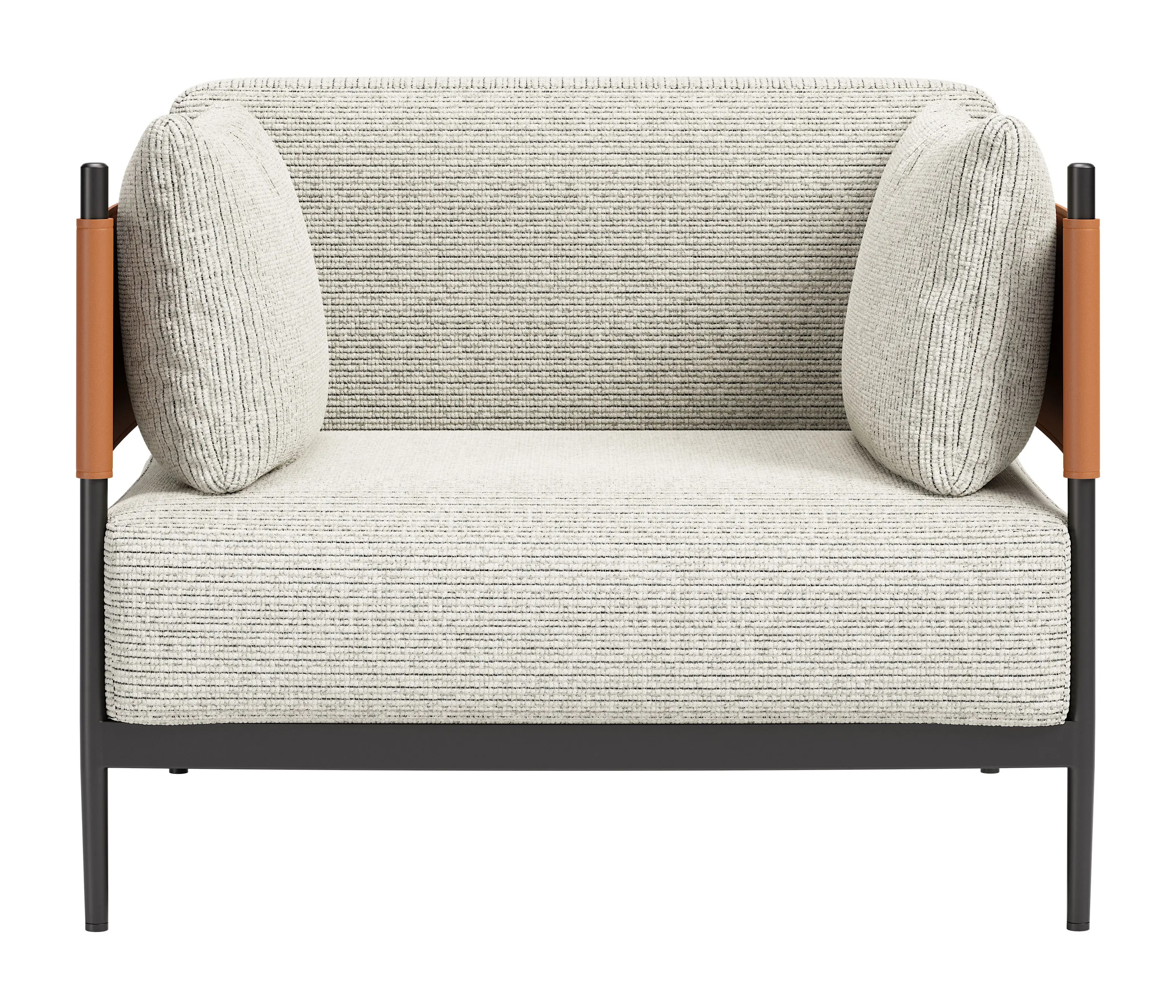 Stirbe Gray Industrial Armchair-1