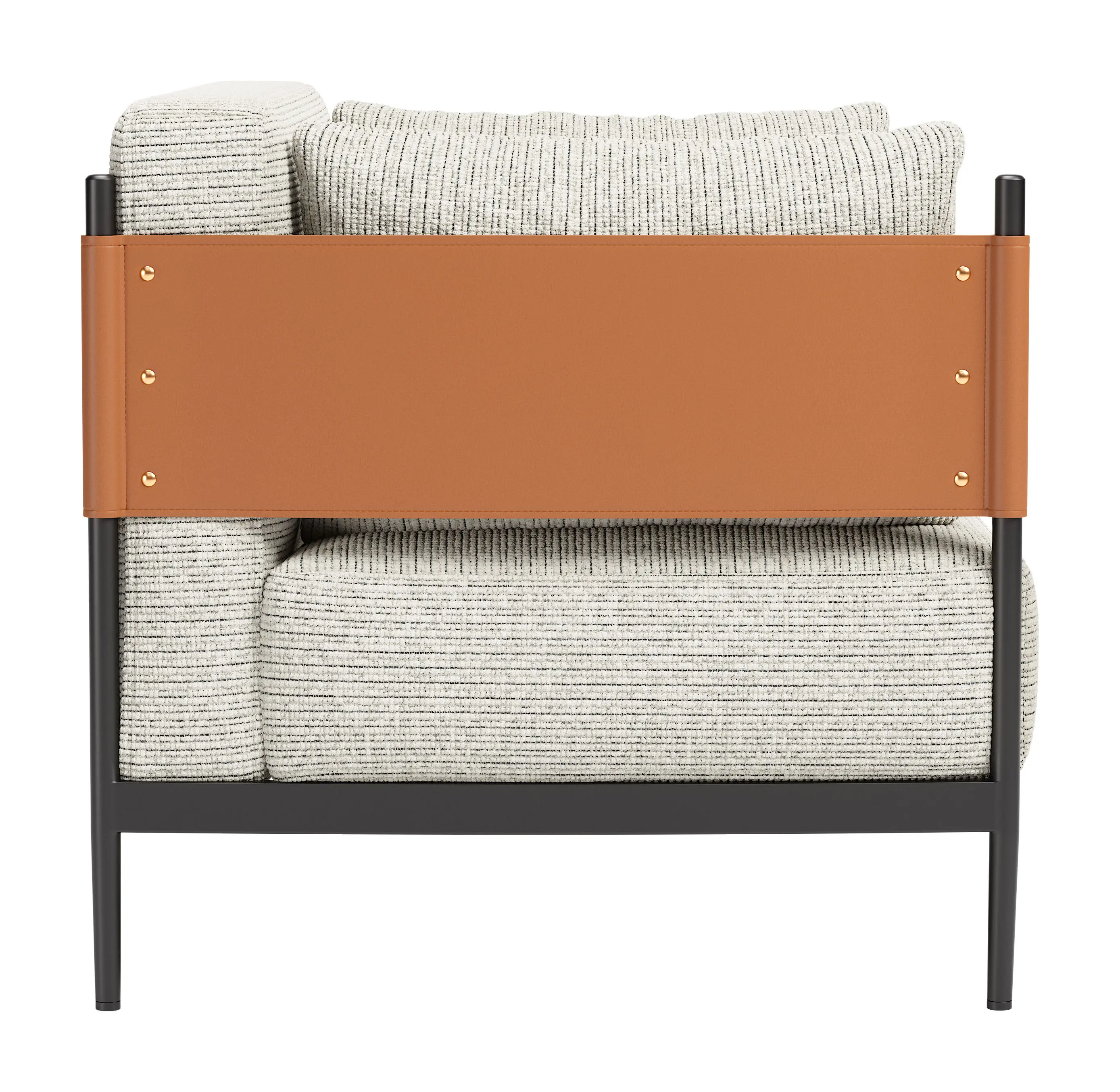Stirbe Gray Industrial Armchair-4