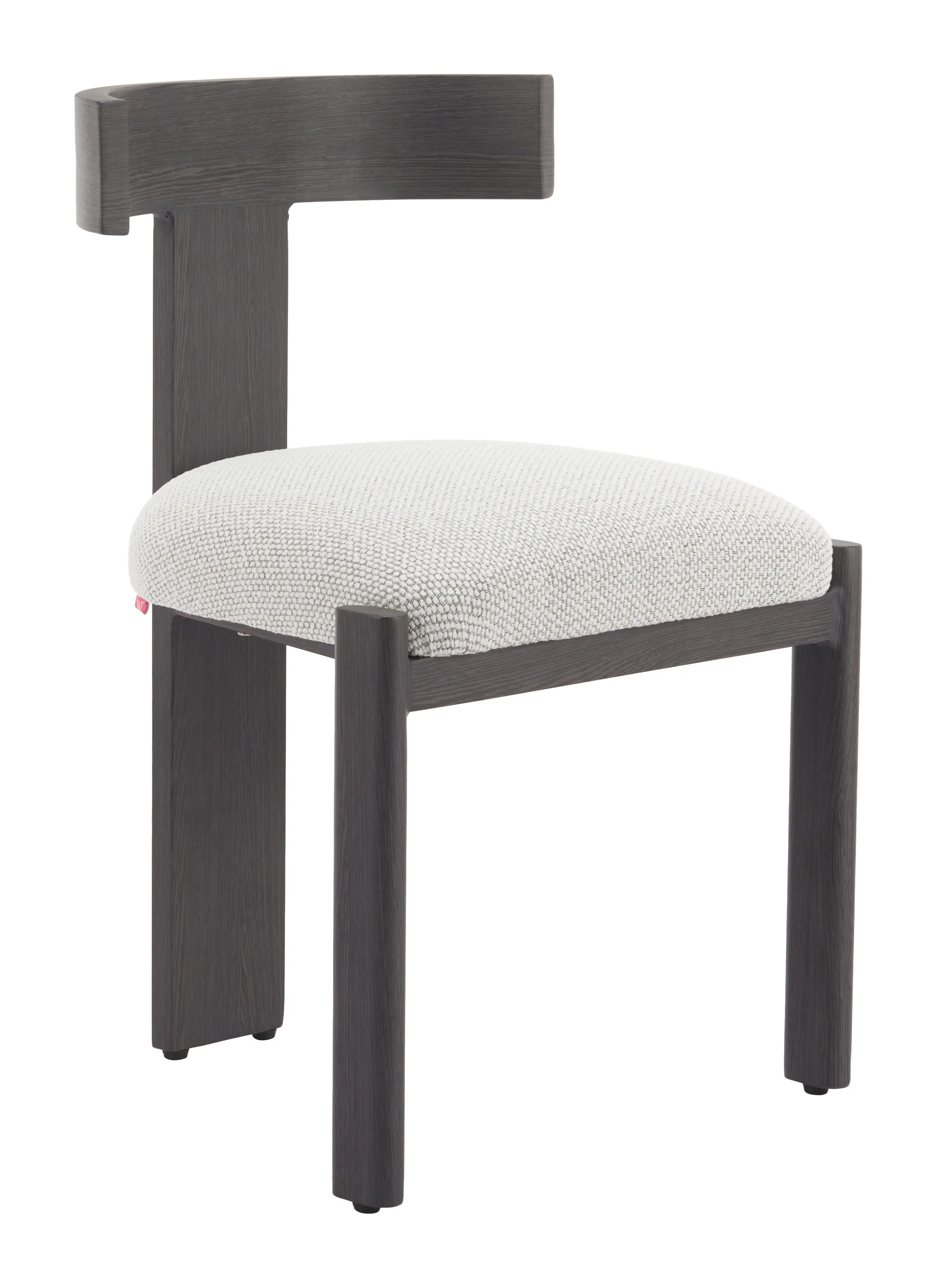 Tiana Black and Beige Outdoor Dining Chair-1