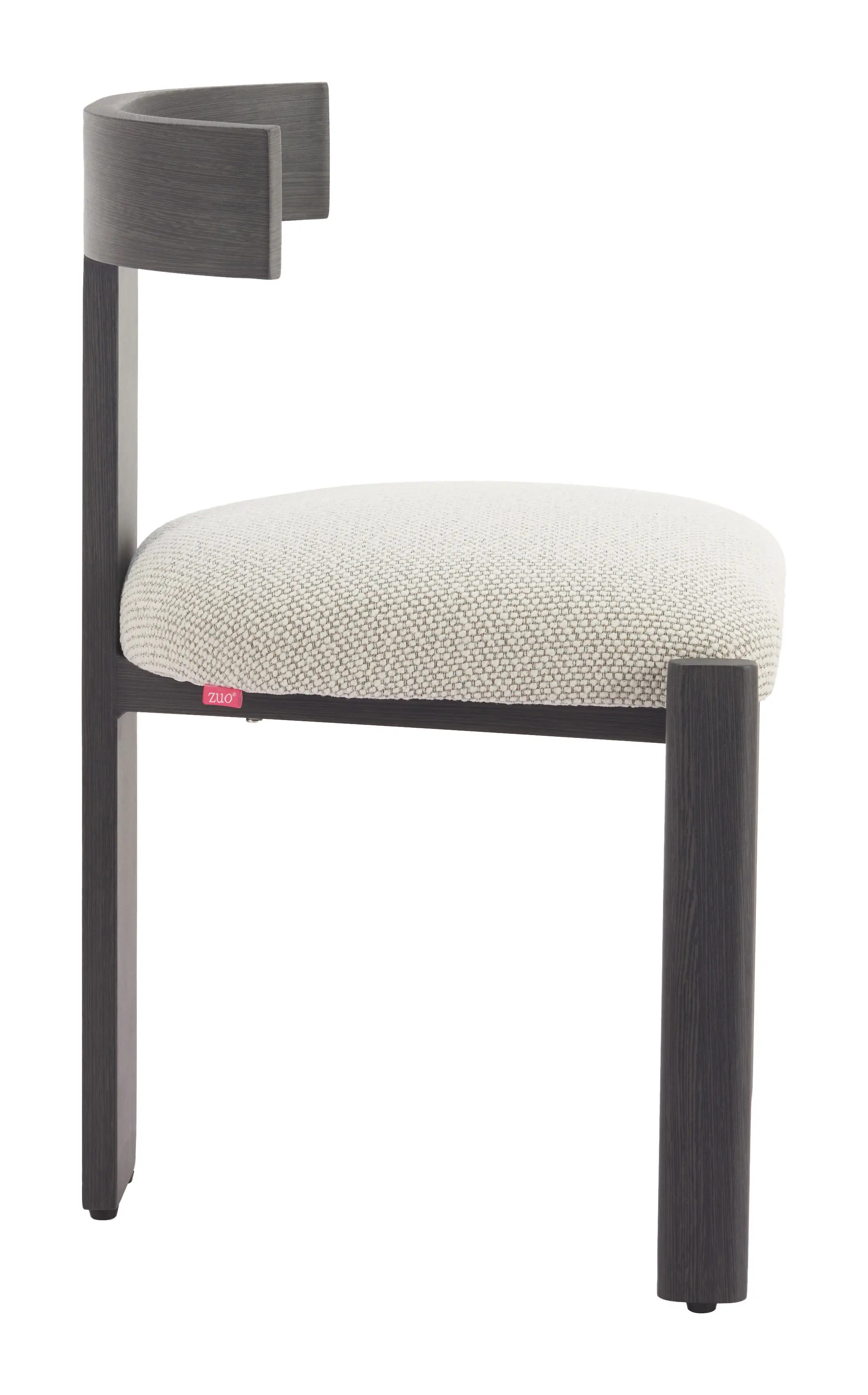 Tiana Black and Beige Outdoor Dining Chair-4