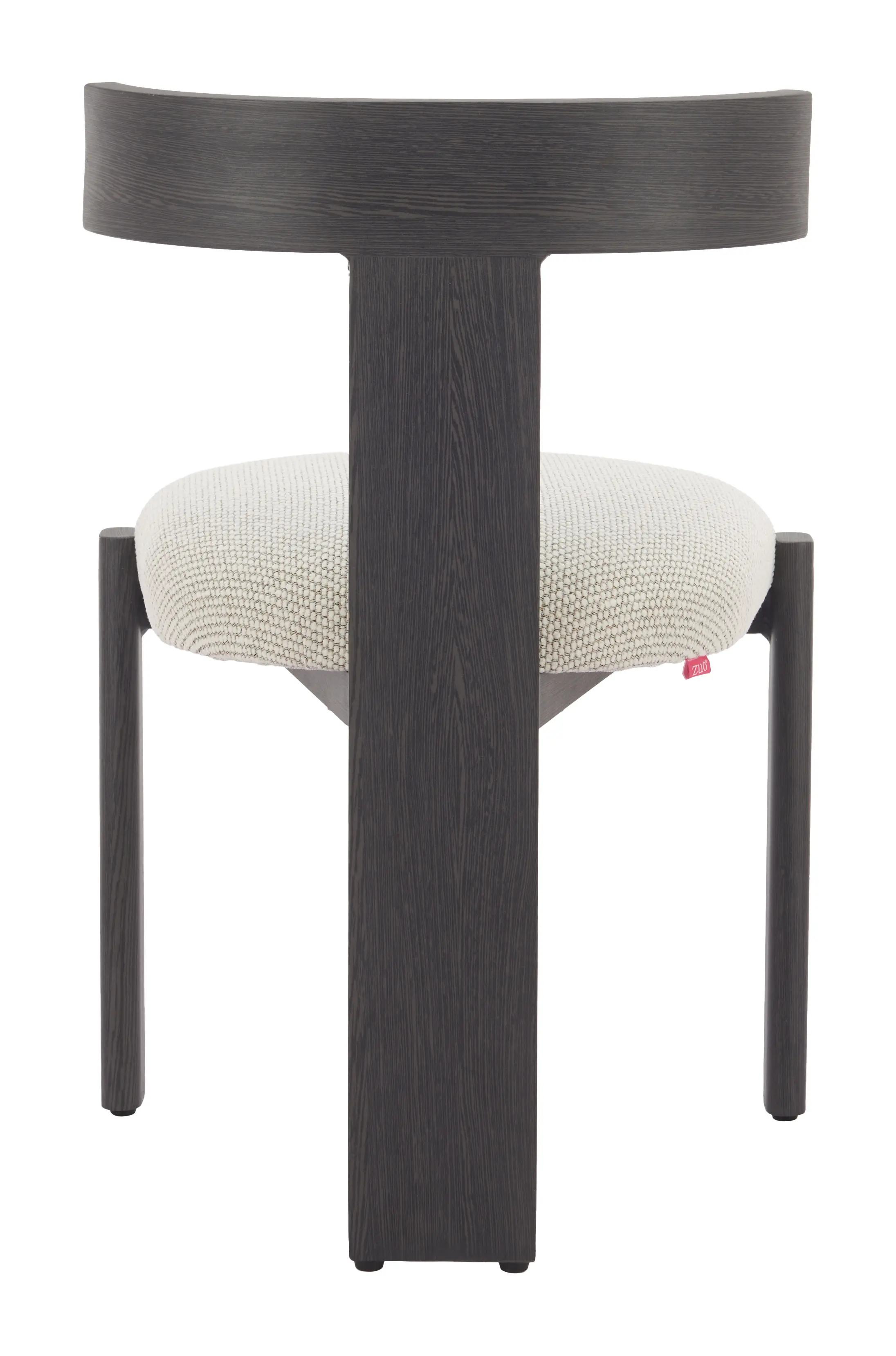 Tiana Black and Beige Outdoor Dining Chair-5