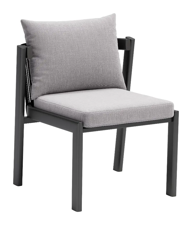 Horizon Outdoor Gray Dining Chair, Set of 2