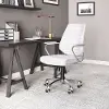 Enterprise White Low Back Office Chair