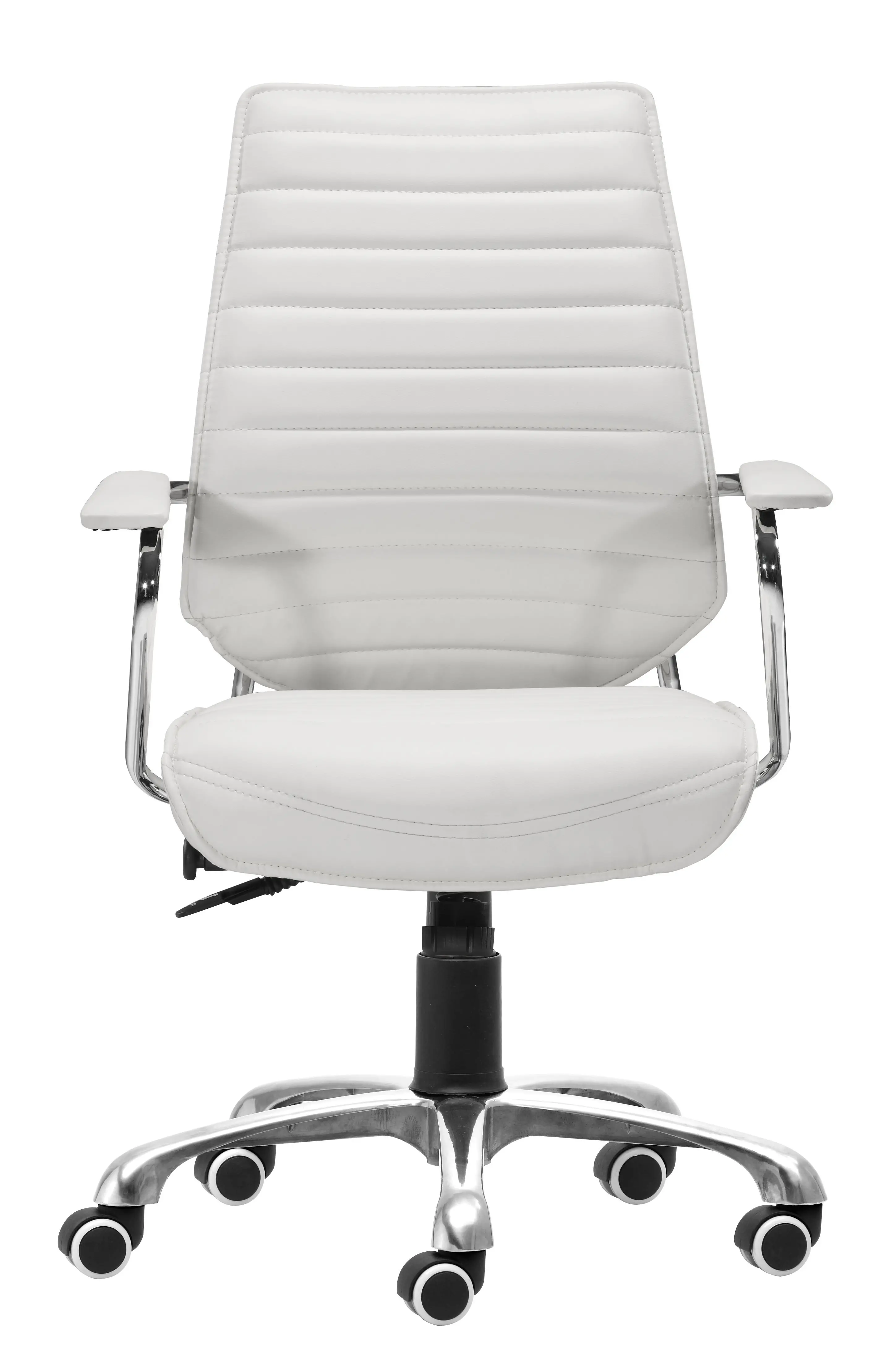 Enterprise White Low Back Office Chair-3