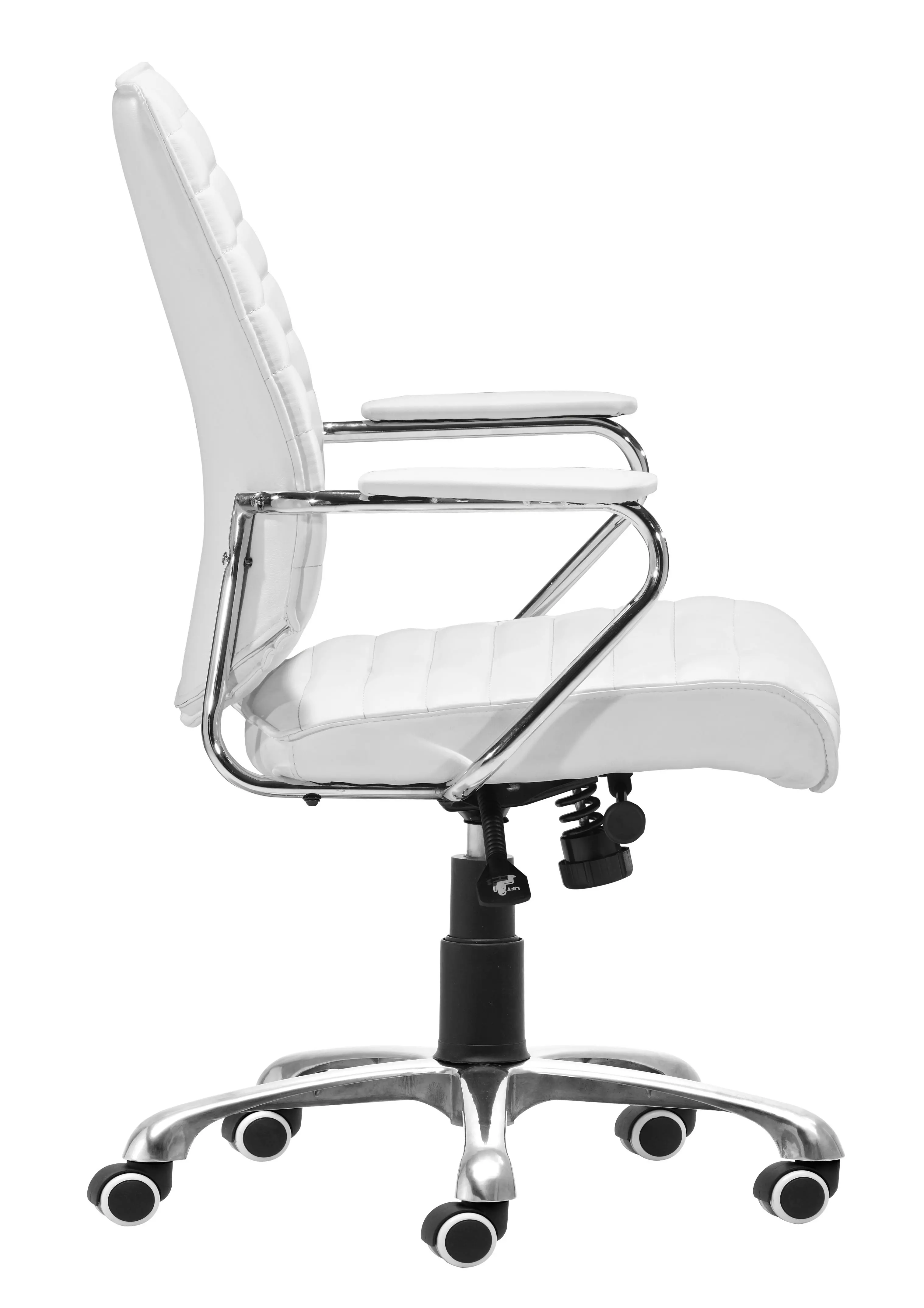Enterprise White Low Back Office Chair-4