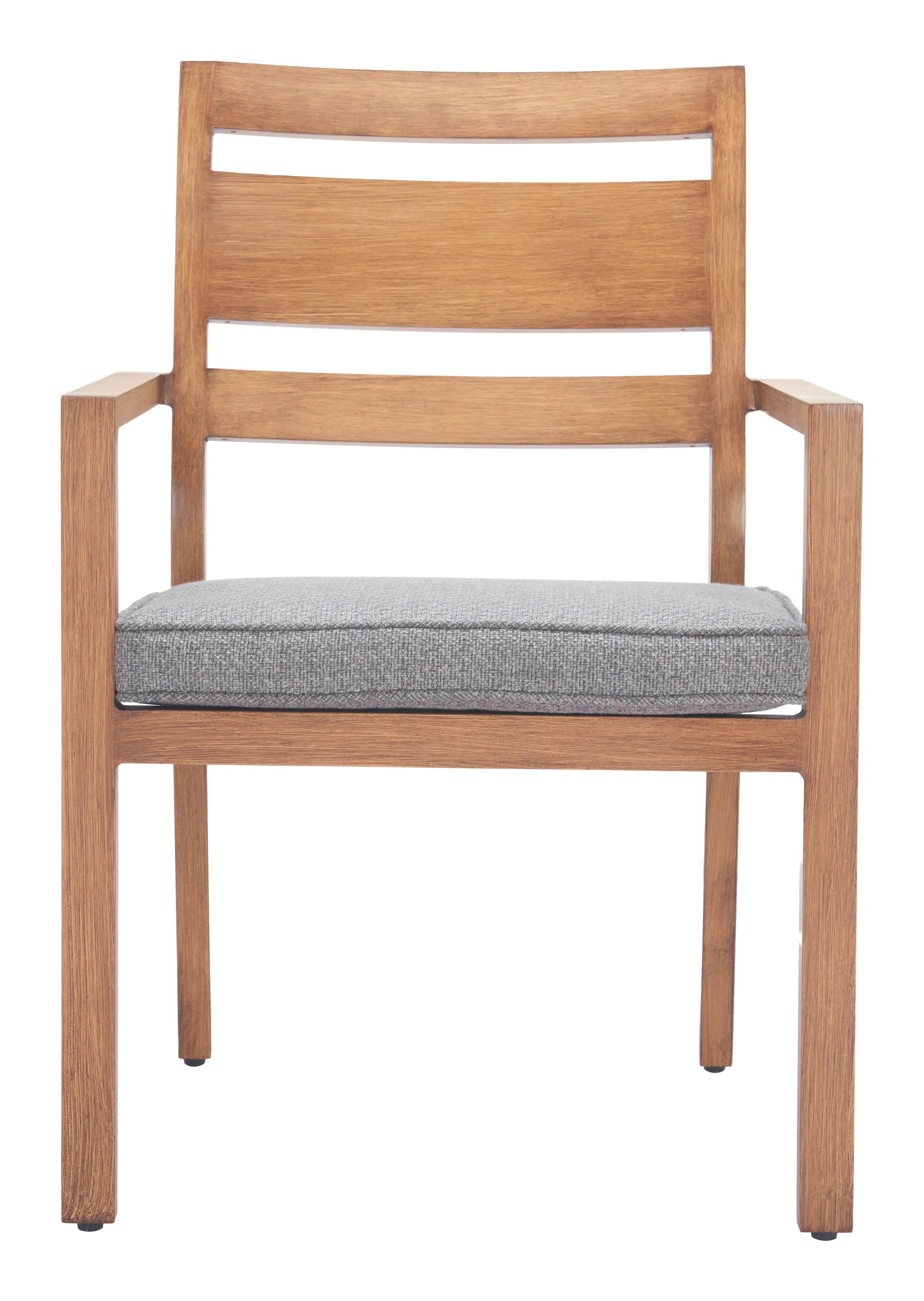 Rader Gray and Natural Finish Dining Chair, Set of 2-3