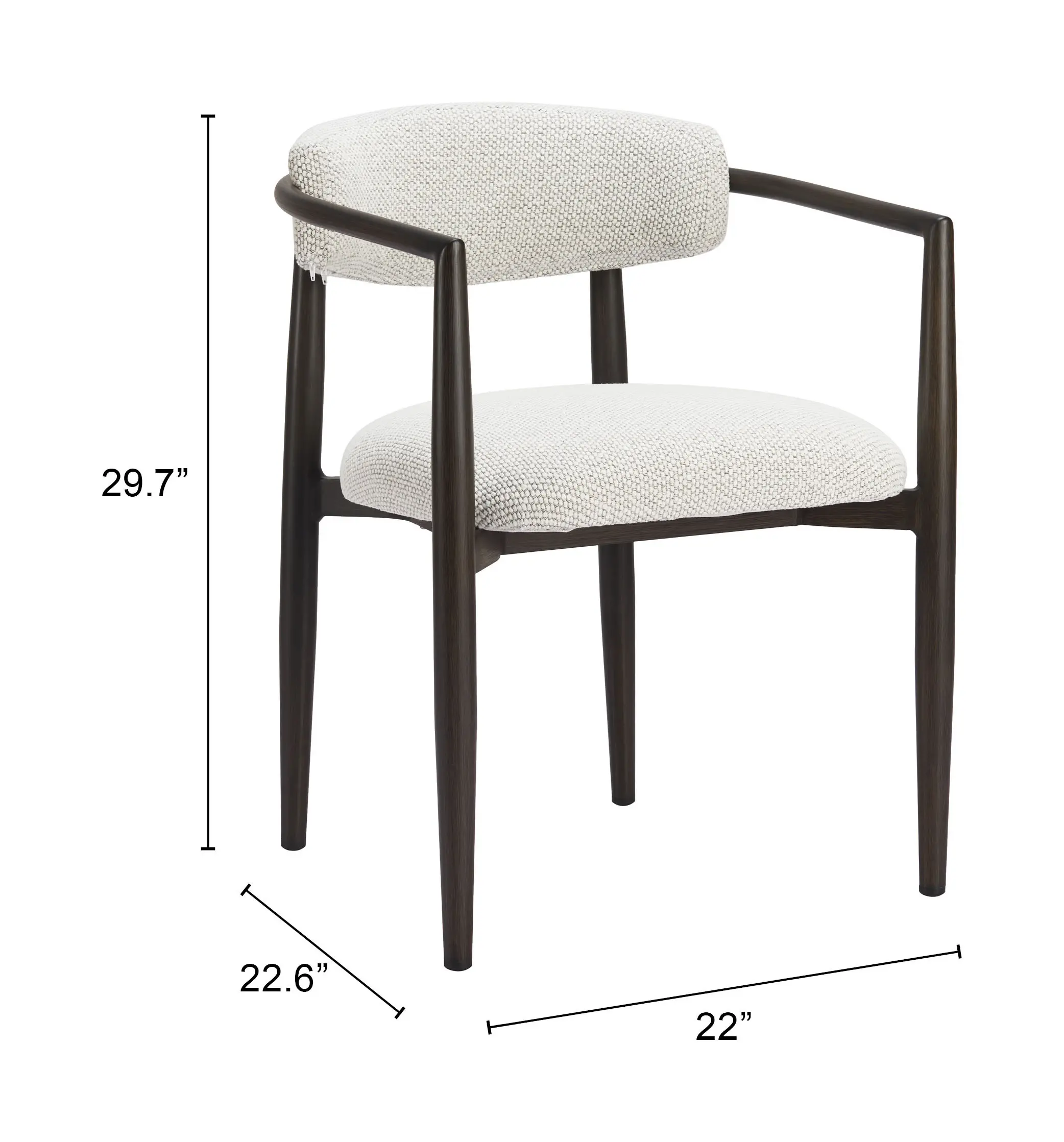Midori White Dining Chair-6
