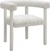 Sunbath Patio White Dining Chair