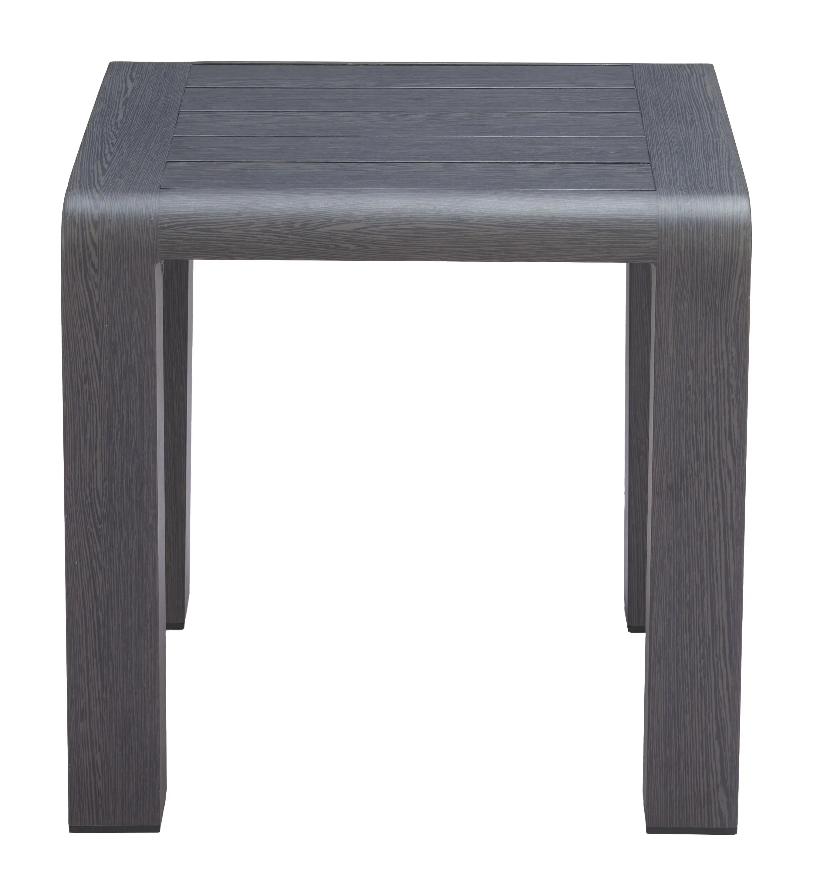 Rolig Black Patio Side Table-5
