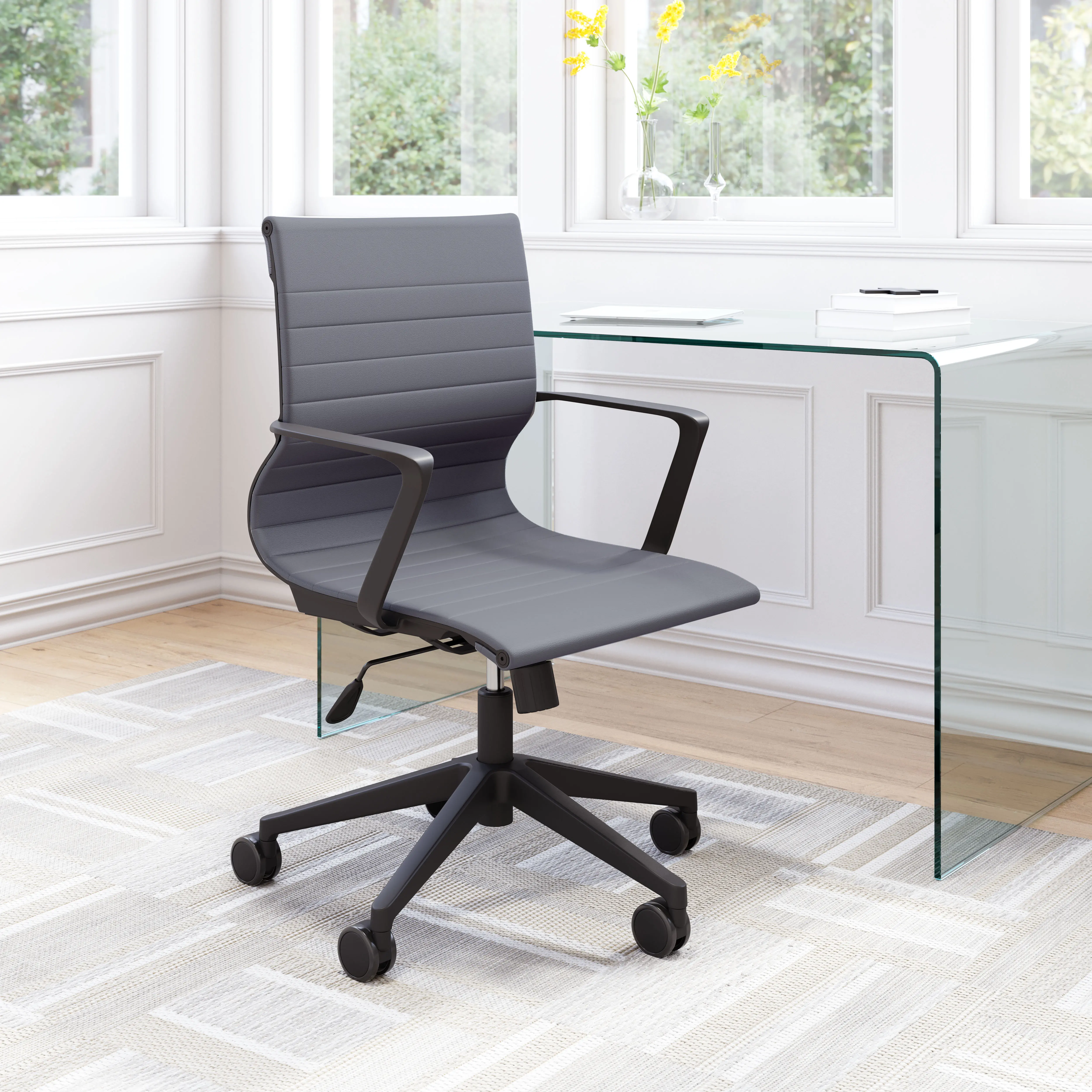 Stacy Dark Gray Office Chair-2