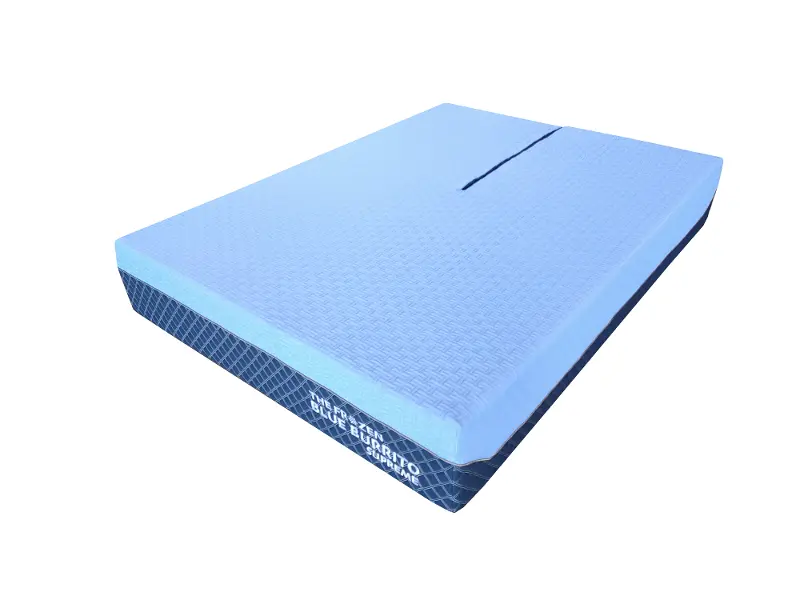 Frozen Blue Burrito Supreme Hybrid Split-Head Queen Mattress