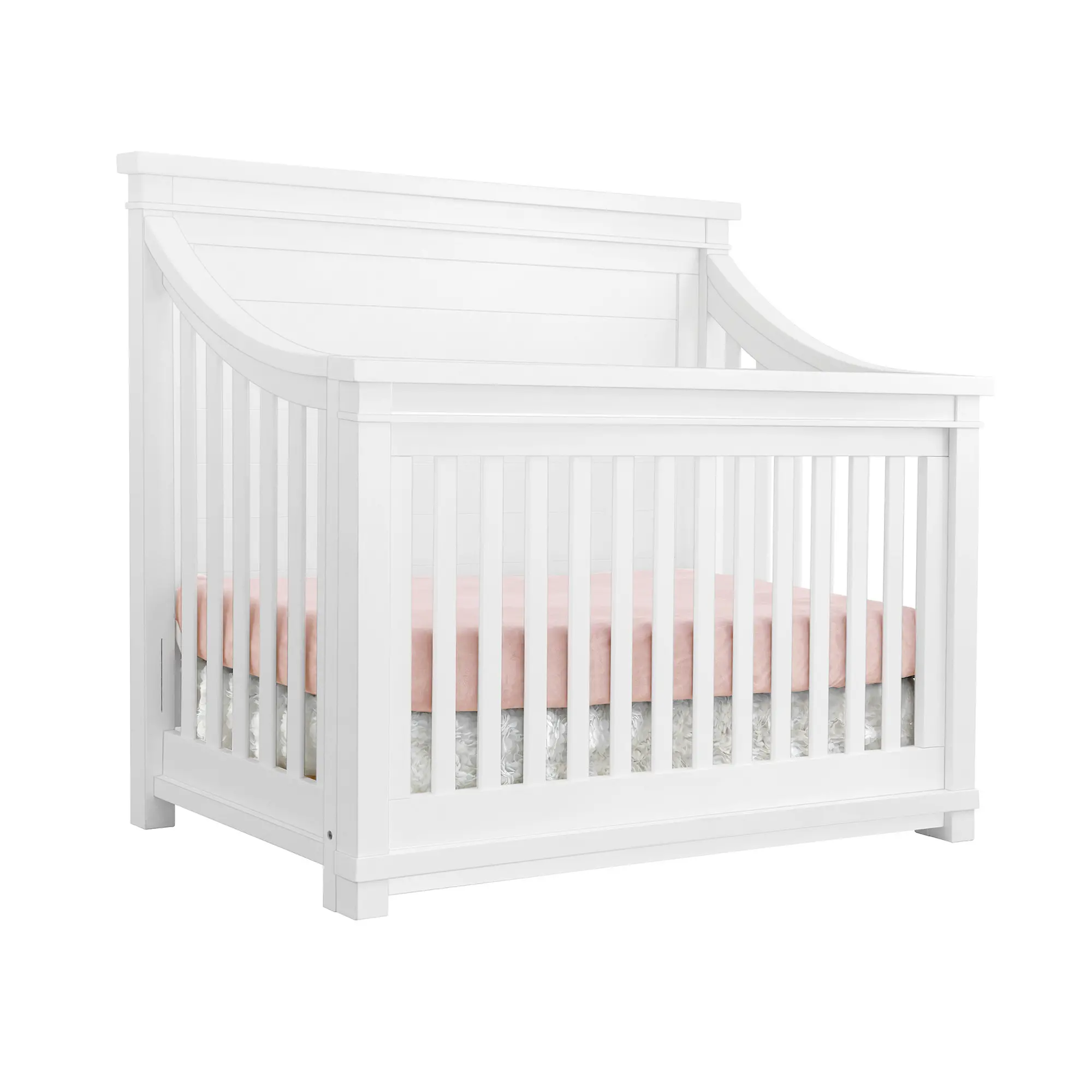 Rowan White Convertible Crib-1