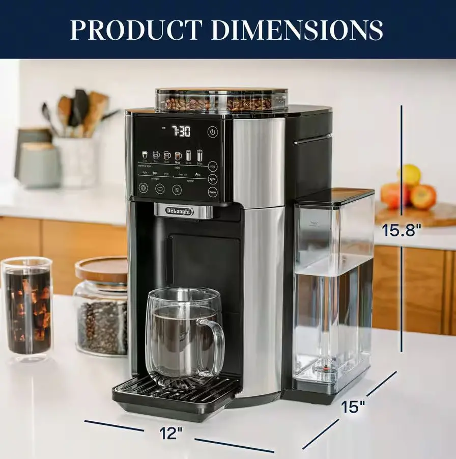 CAM51025MB De'Longhi TrueBrew Automatic Coffee Maker with Bean Extract Technology-3