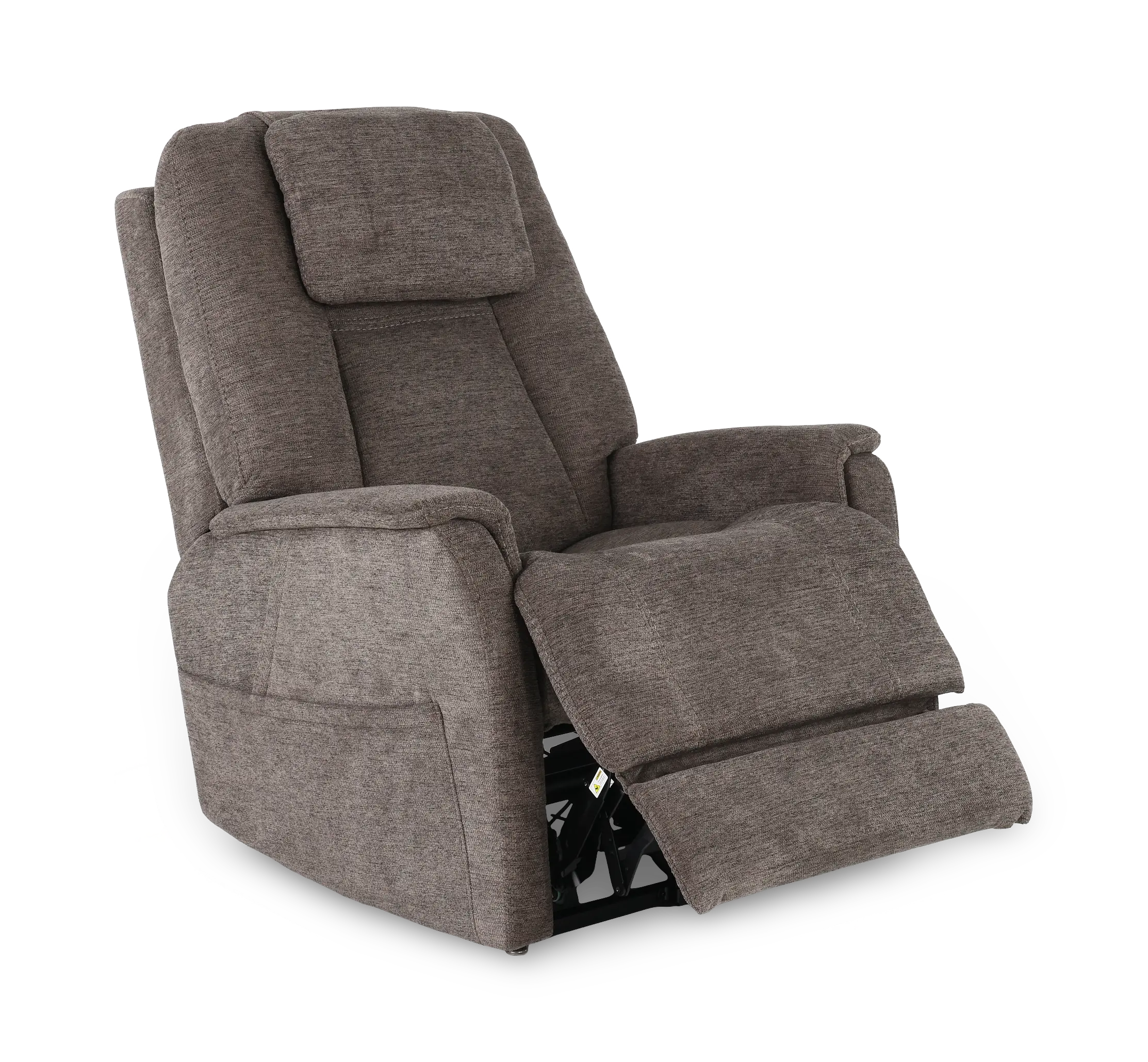 Zecliner 3+ Brown Power Lift Recliner with Heat and Massage-5