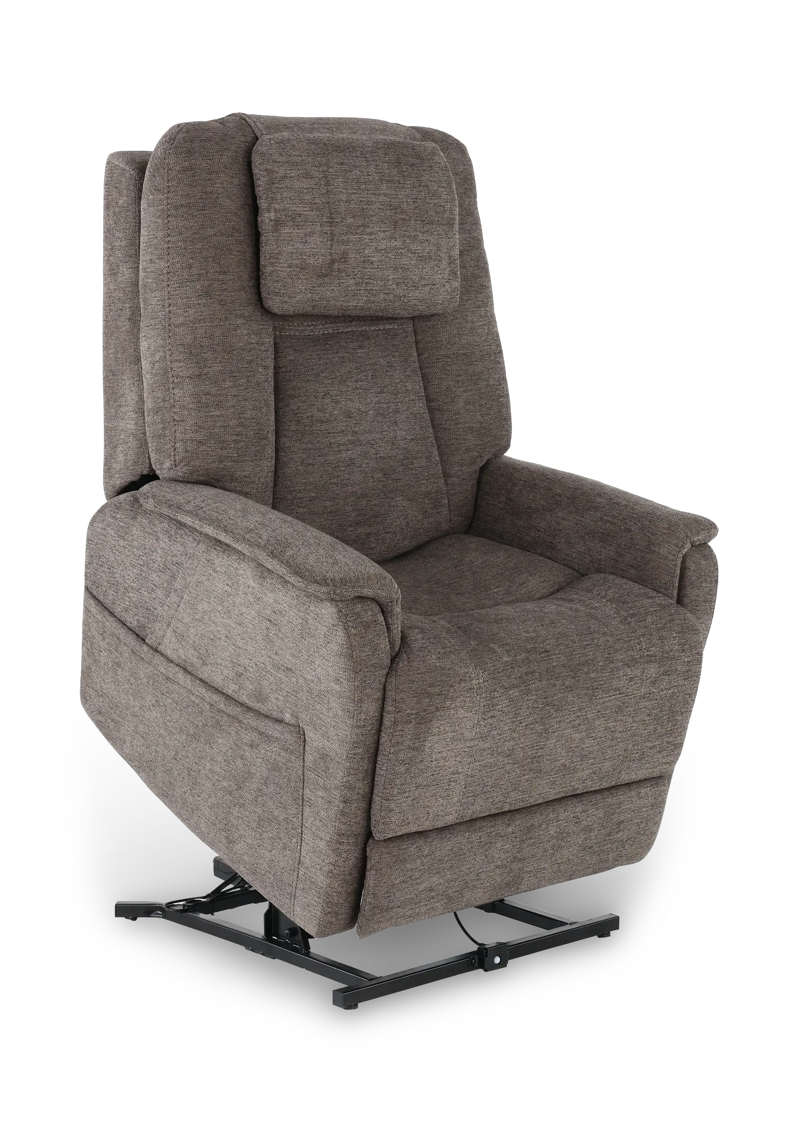 Zecliner 3+ Brown Power Lift Recliner with Heat and Massage-6
