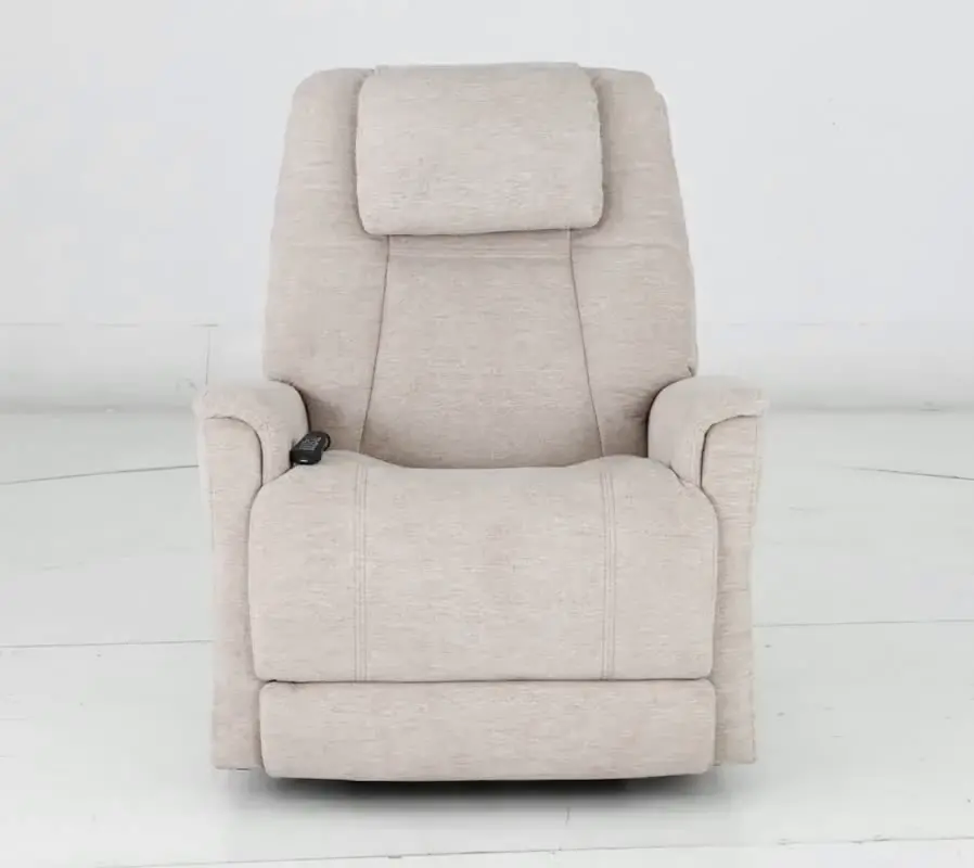 Zecliner 3+ Cream Power Rocker Recliner with Heat and Massage-13