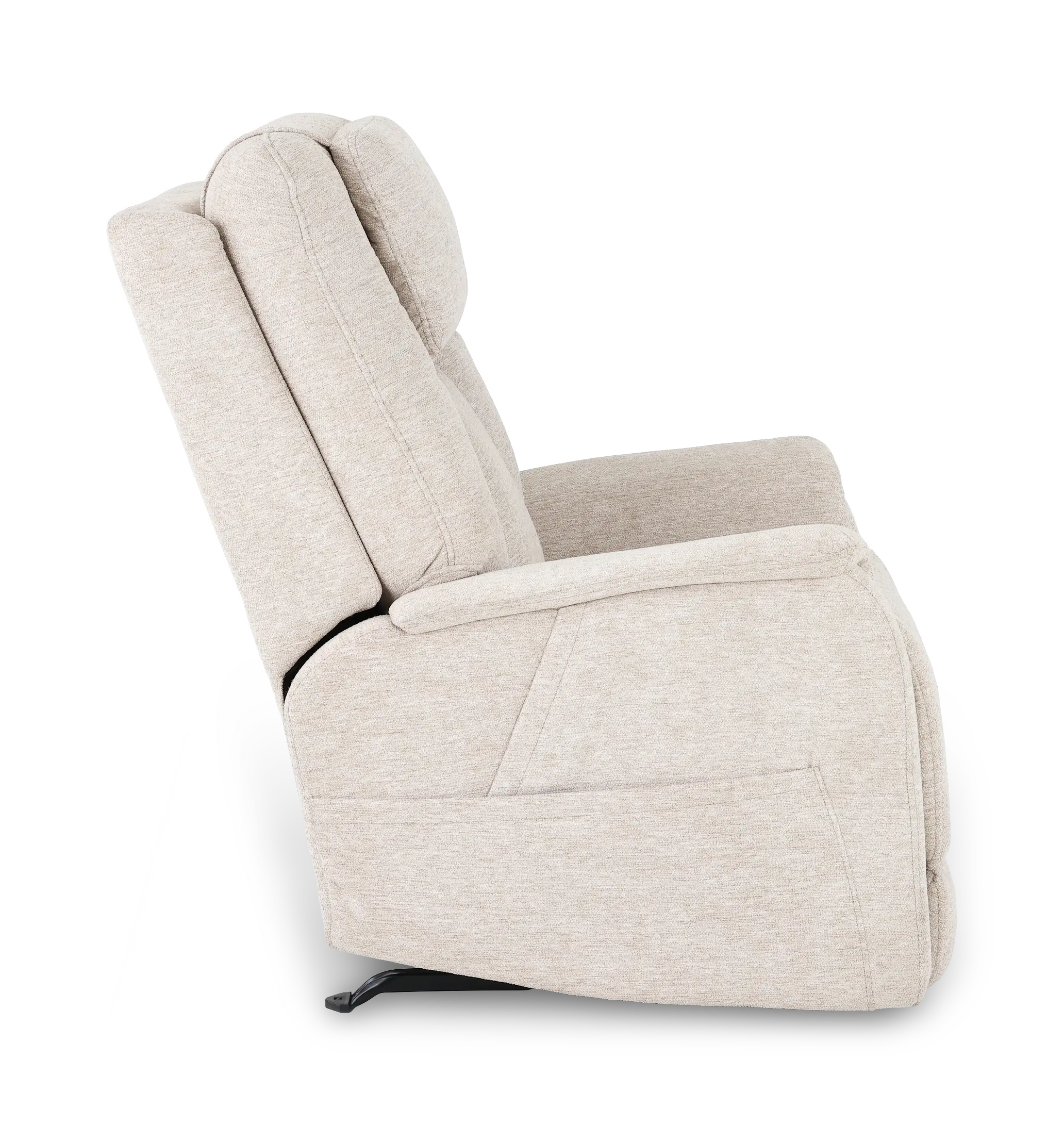 Zecliner 3+ Cream Power Rocker Recliner with Heat and Massage-6