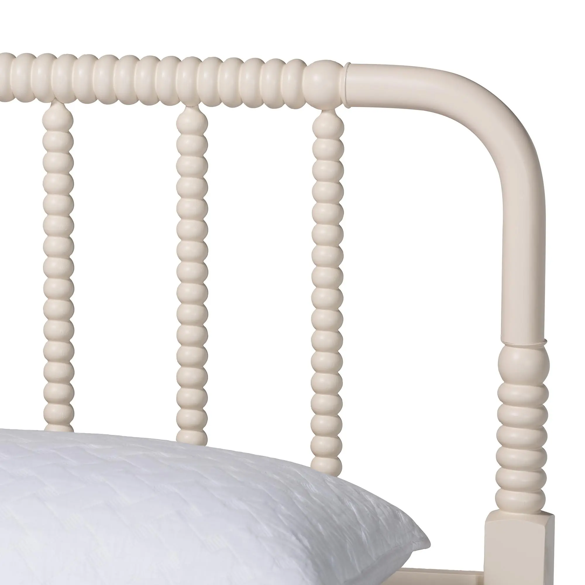 258-14207-RCW Welsh Ivory Spindle Wood King Platform Bed-6