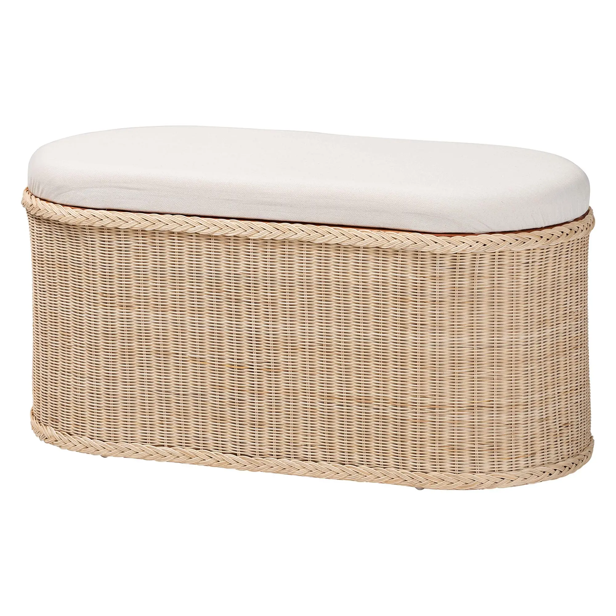 259-14274-RCW Baird Natural Rattan Oval Storage Bench-4