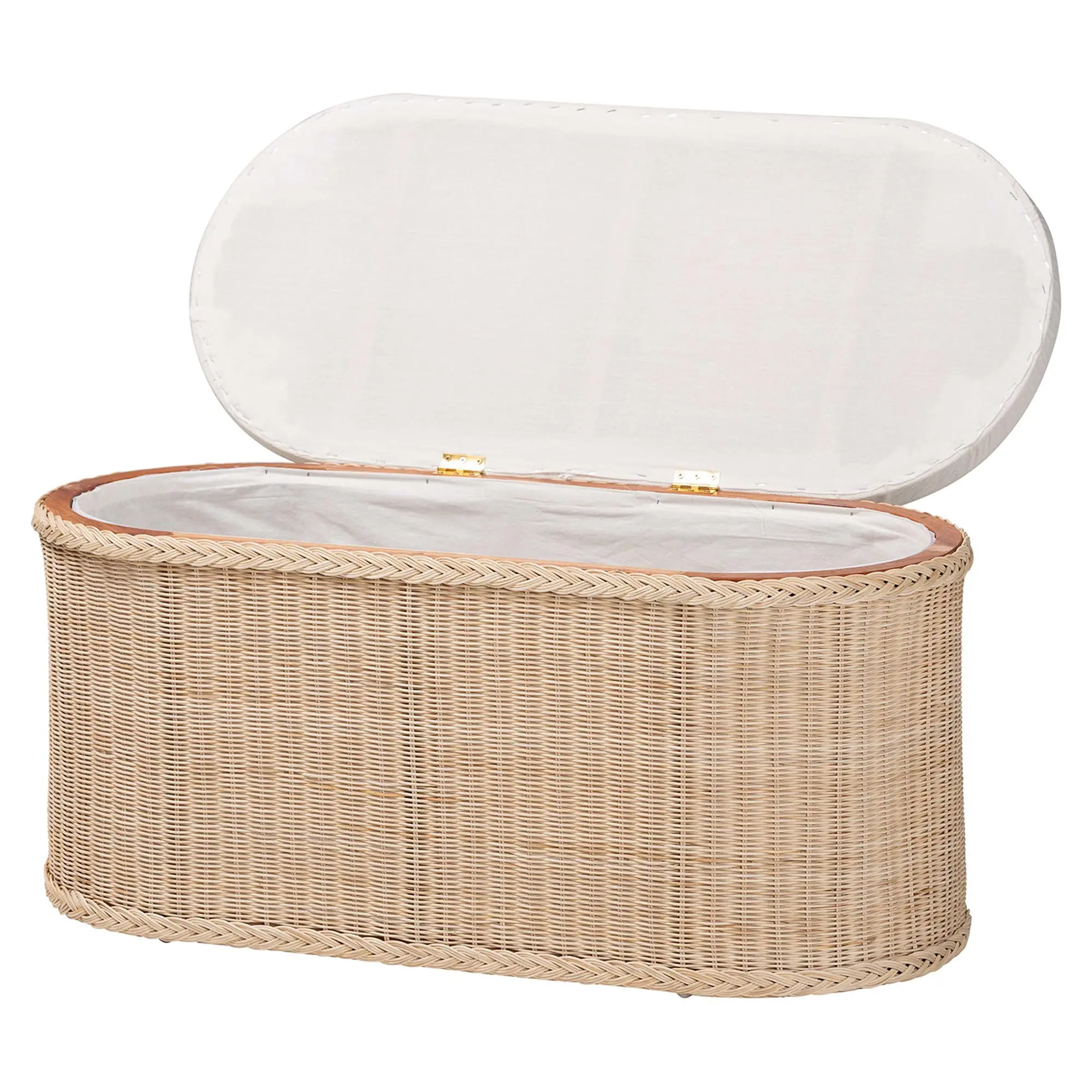 259-14274-RCW Baird Natural Rattan Oval Storage Bench-5