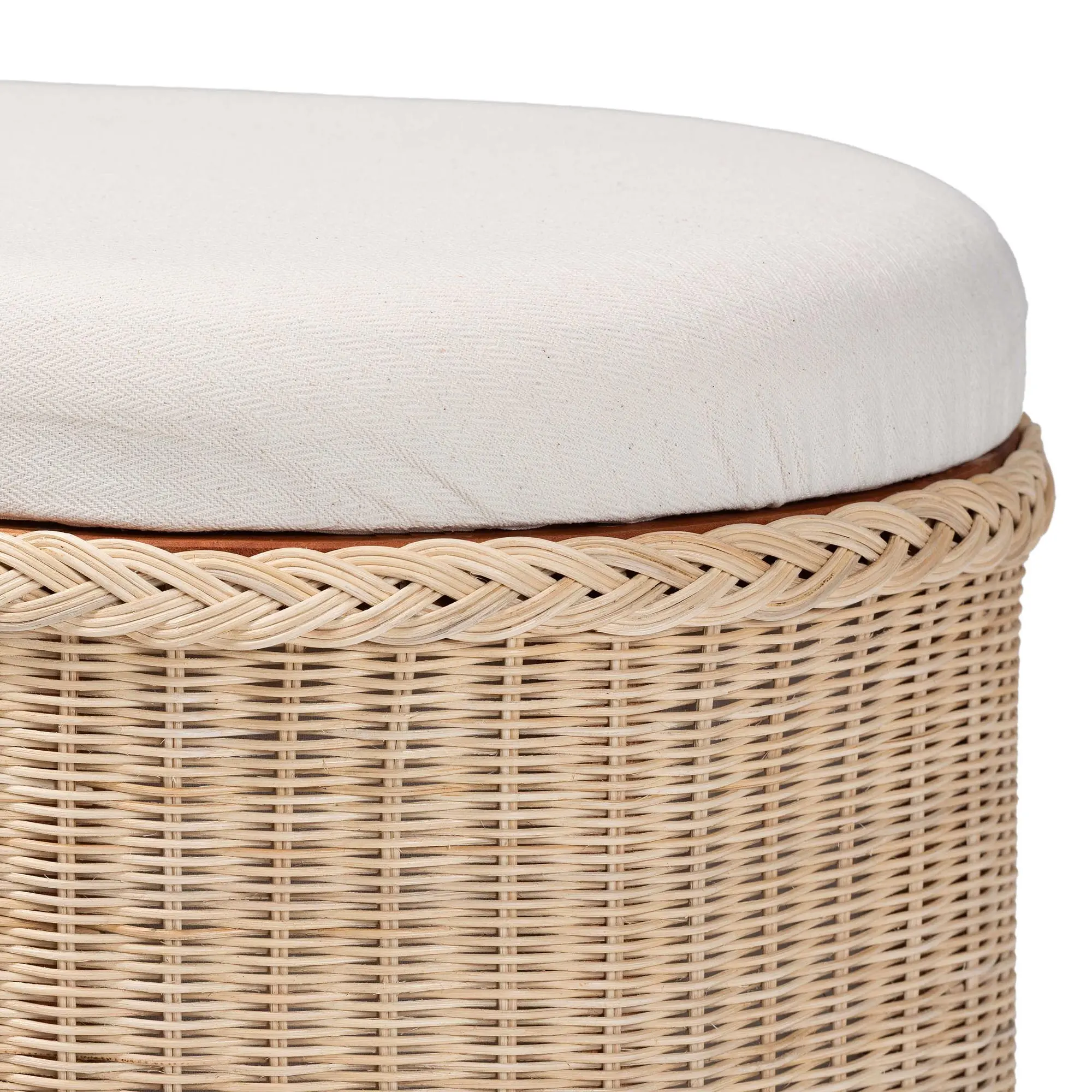 259-14274-RCW Baird Natural Rattan Oval Storage Bench-7