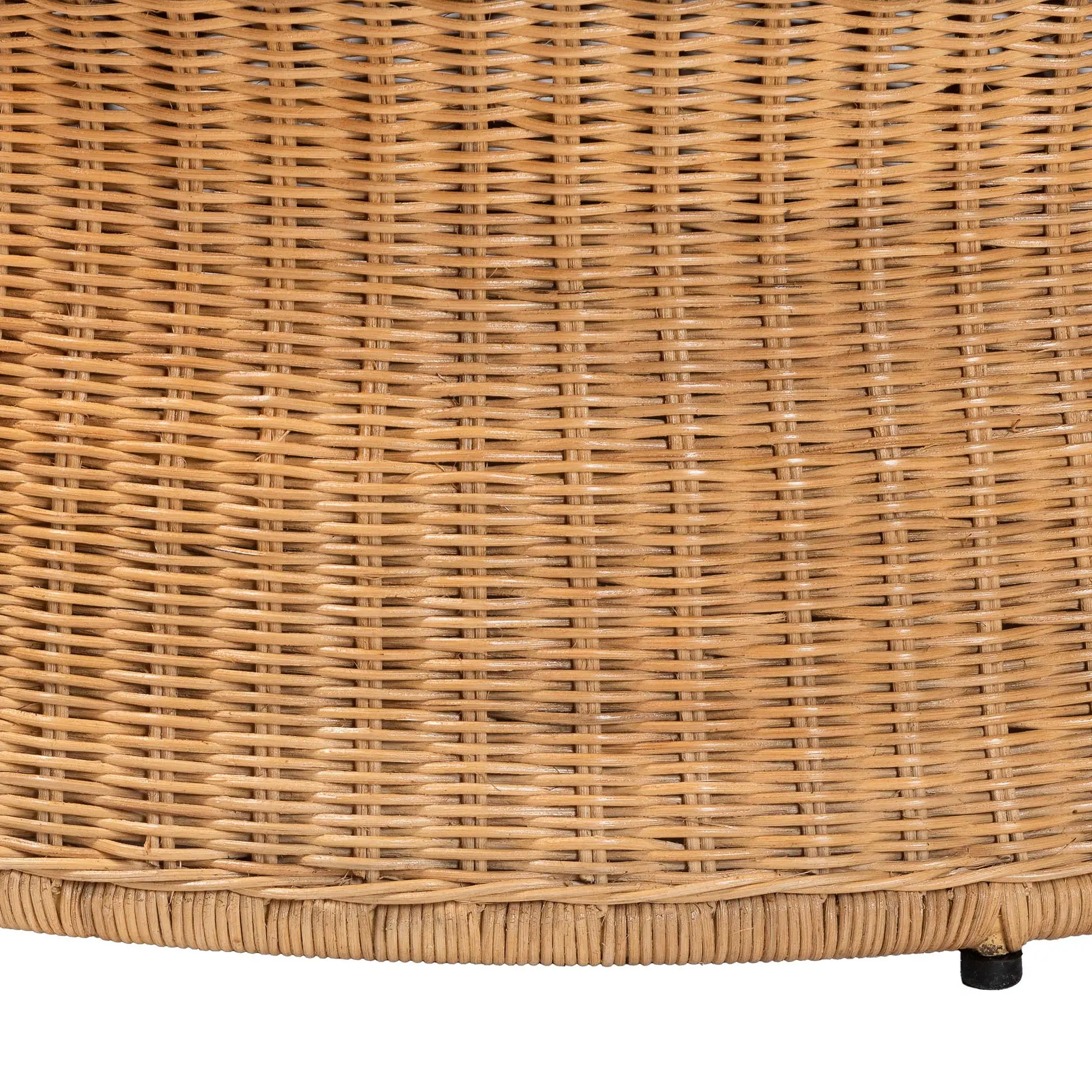 259-14164-RCW Caroline Light Honey Rattan Round Coffee Table-5