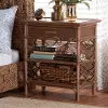 259-14196-RCW Akane Brown Rattan Nightstand