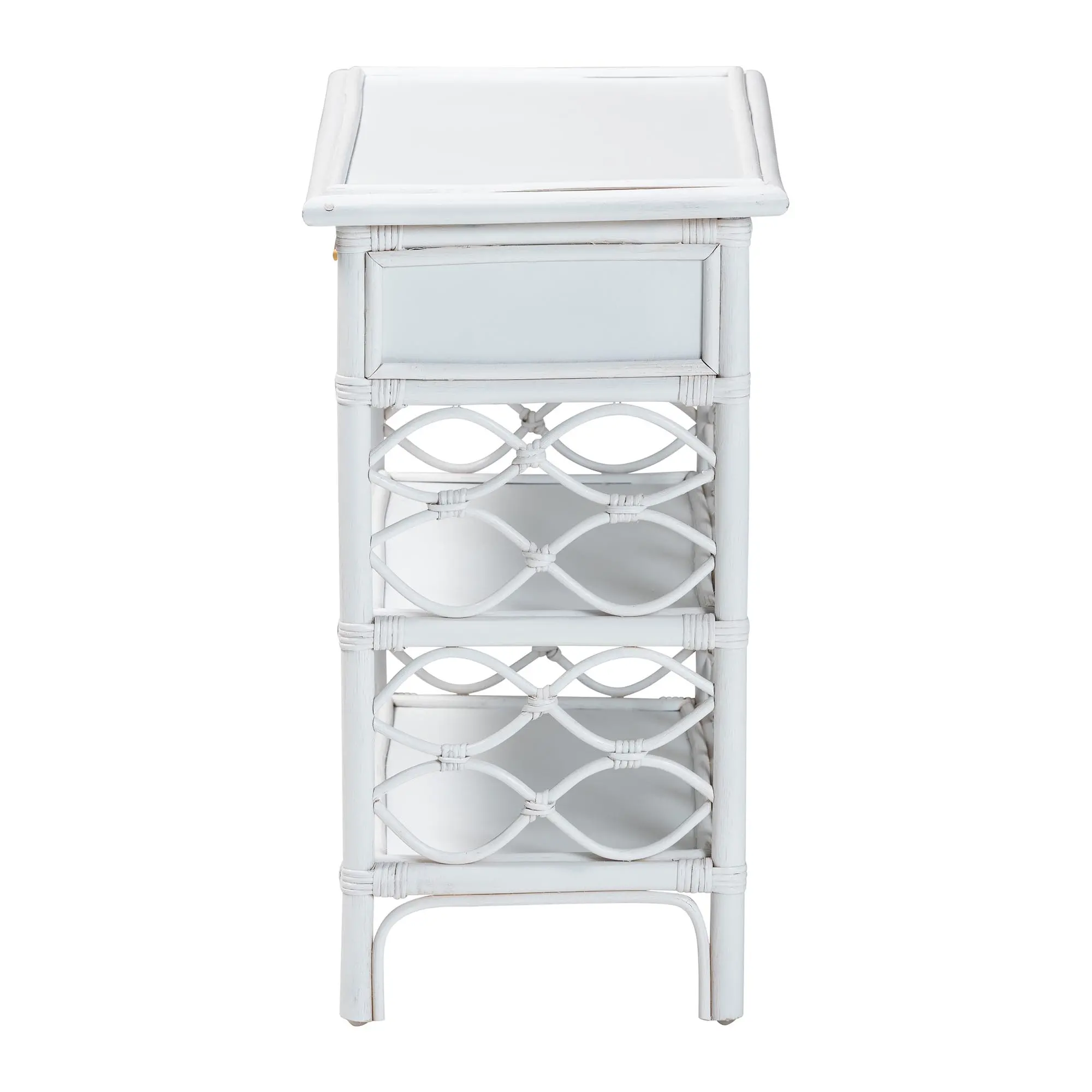 259-14194-RCW Akane White Rattan Nightstand-6