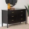 260-14264-RCW Marisela Black Wood Dresser