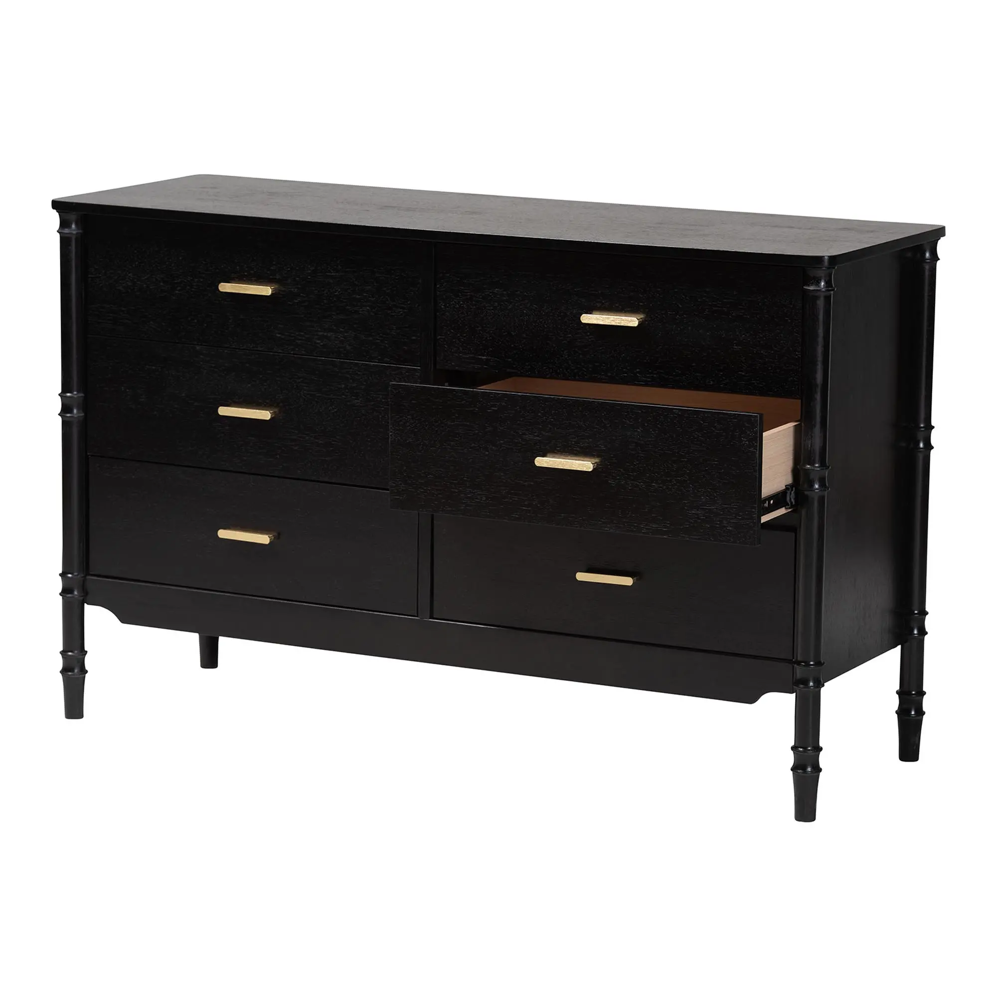 260-14264-RCW Marisela Black Wood Dresser-4