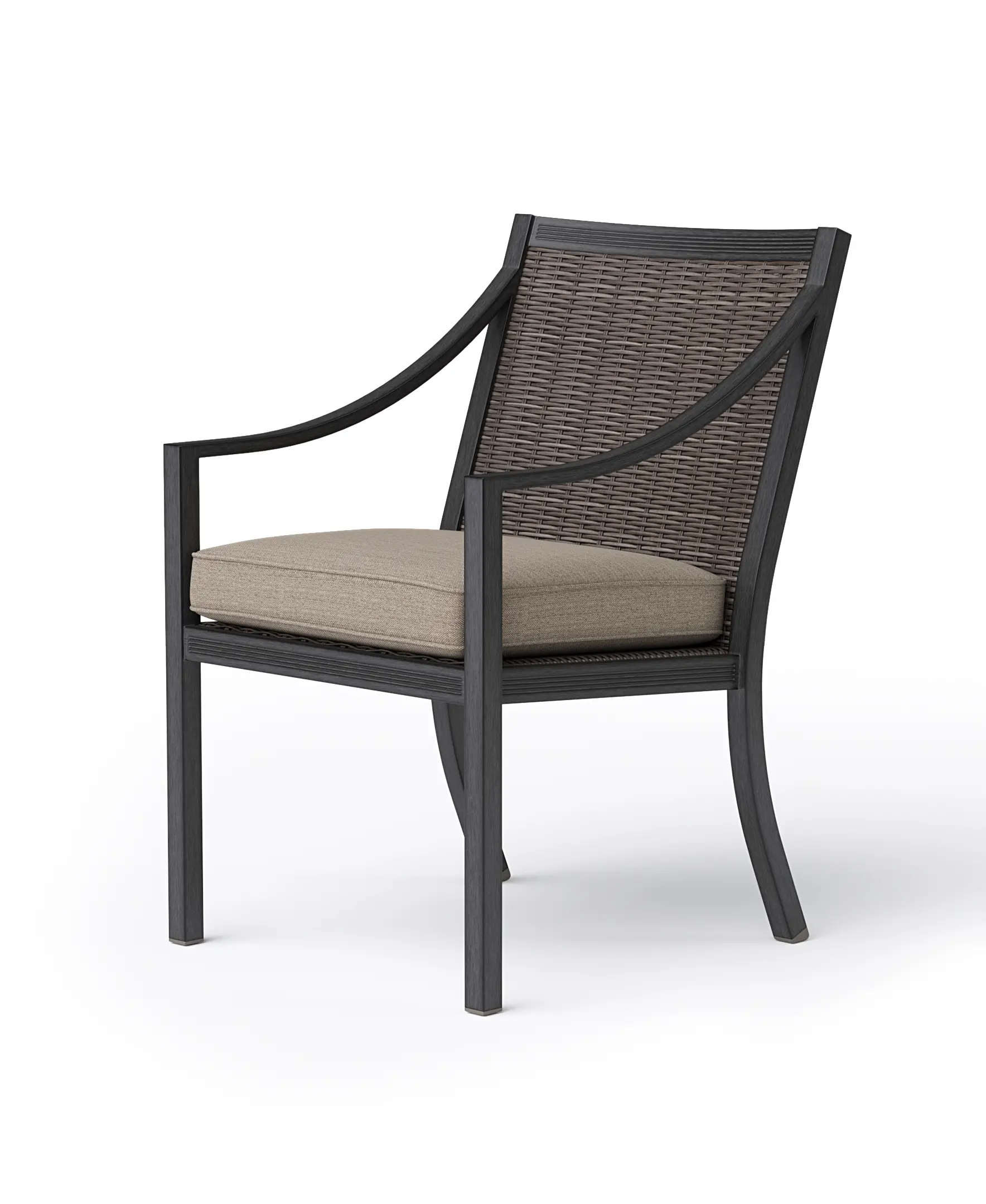 AFR01700N02 Dover Brown Patio Dining Chair-1