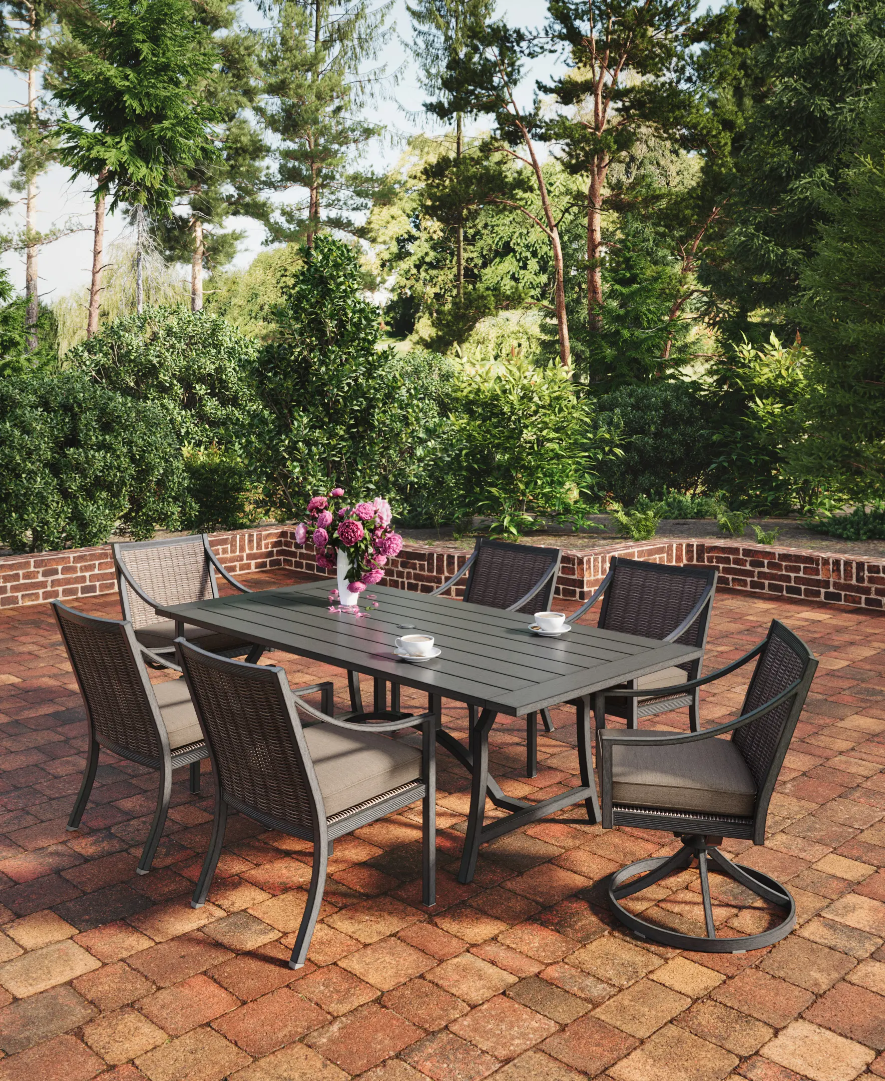 AFR01700N02 Dover Brown Patio Dining Chair-2