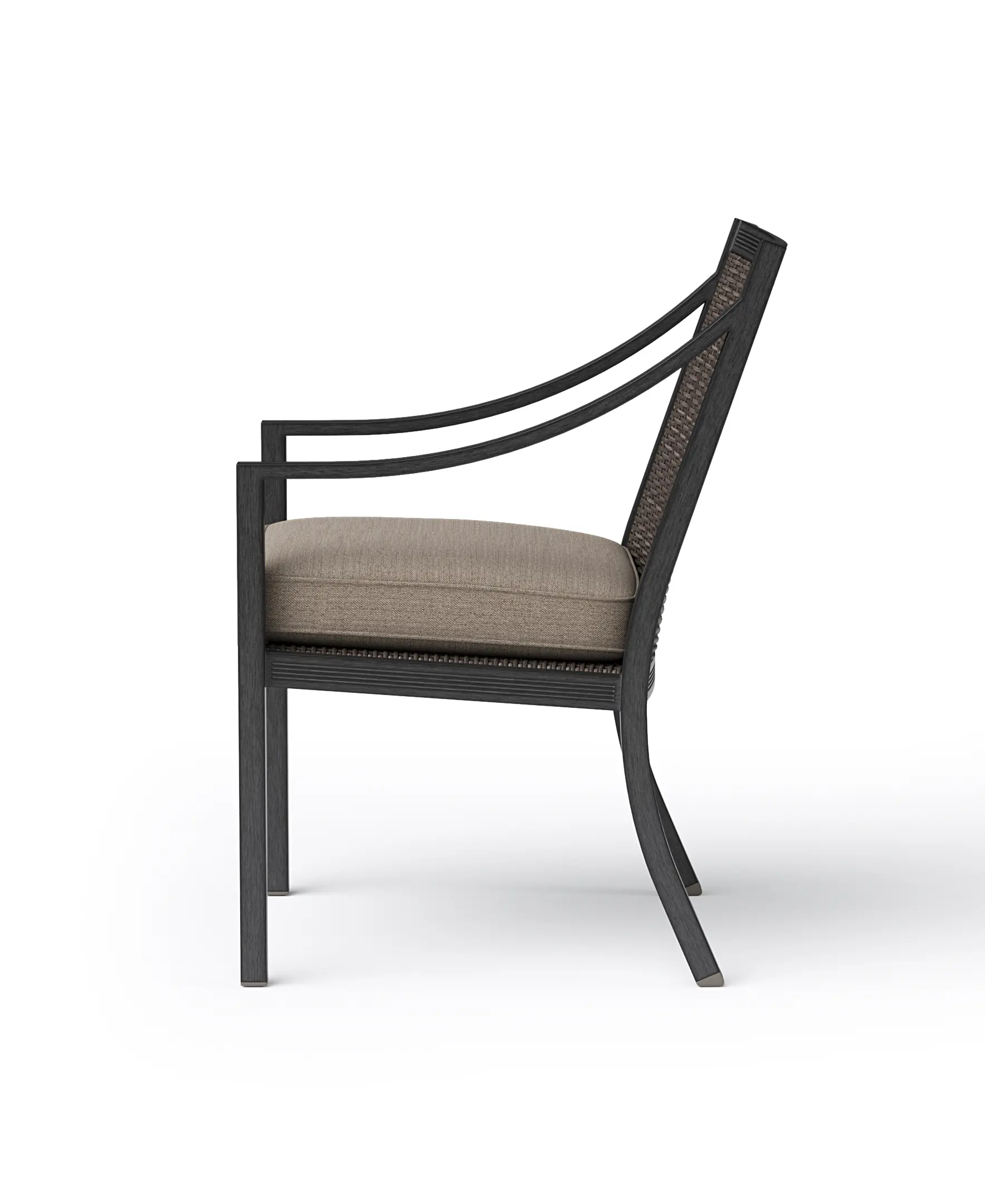 AFR01700N02 Dover Brown Patio Dining Chair-3