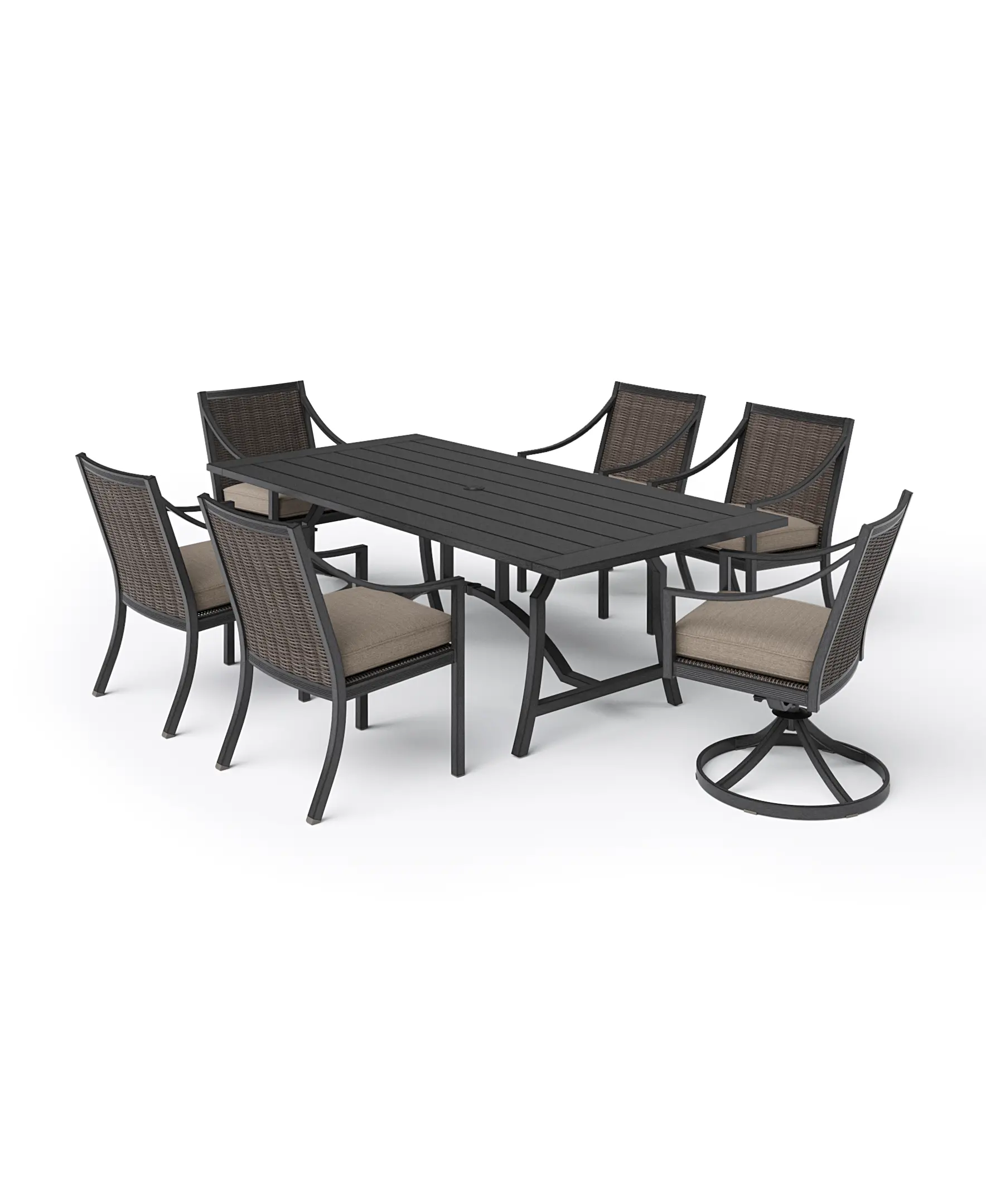 AMH02812N01 Dover Brown Patio Bar Table-6