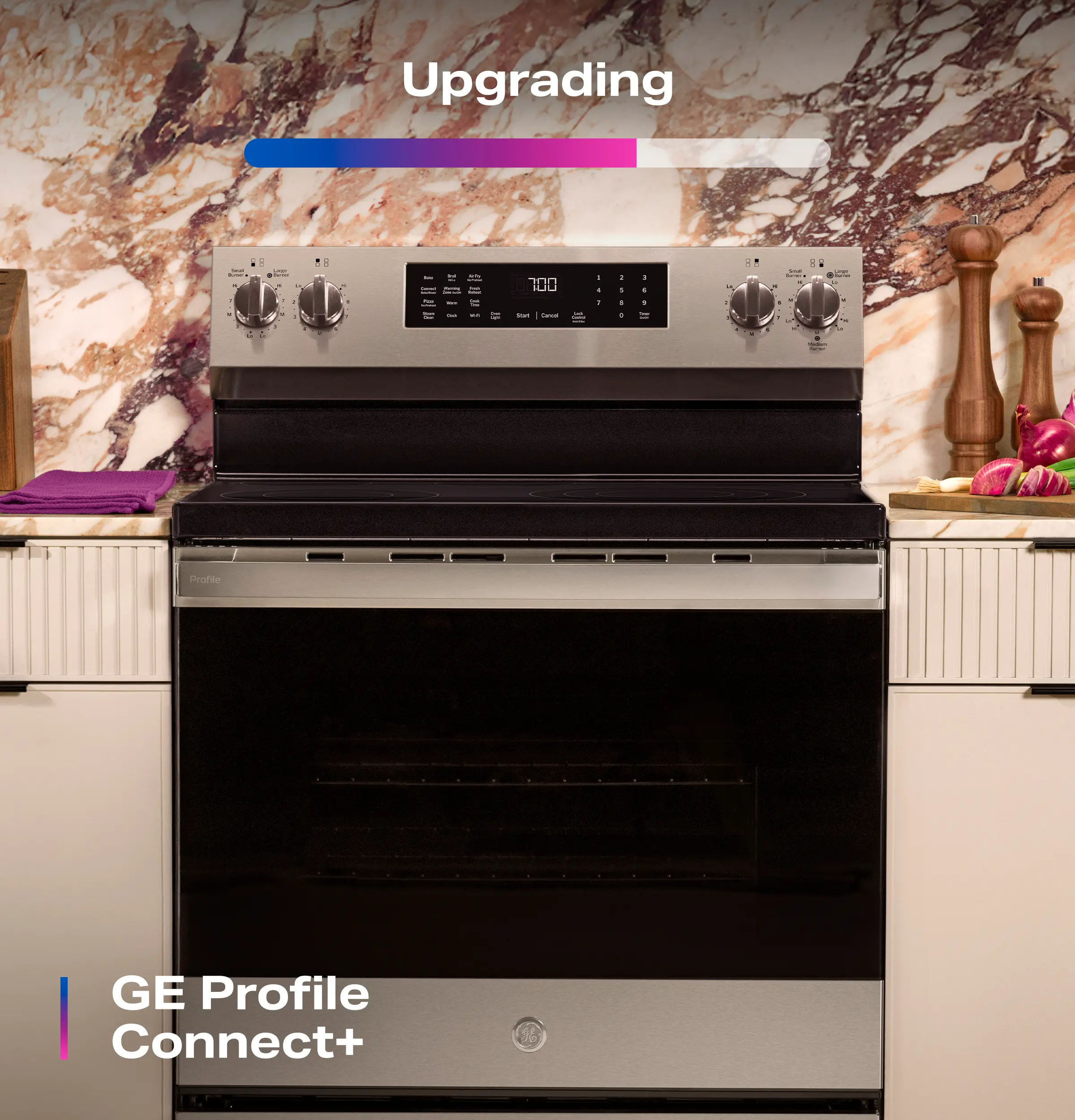 PRF700AYFS GE Profile 5.3 Cu Ft Single Oven Electric Range - Stainless Steel-11