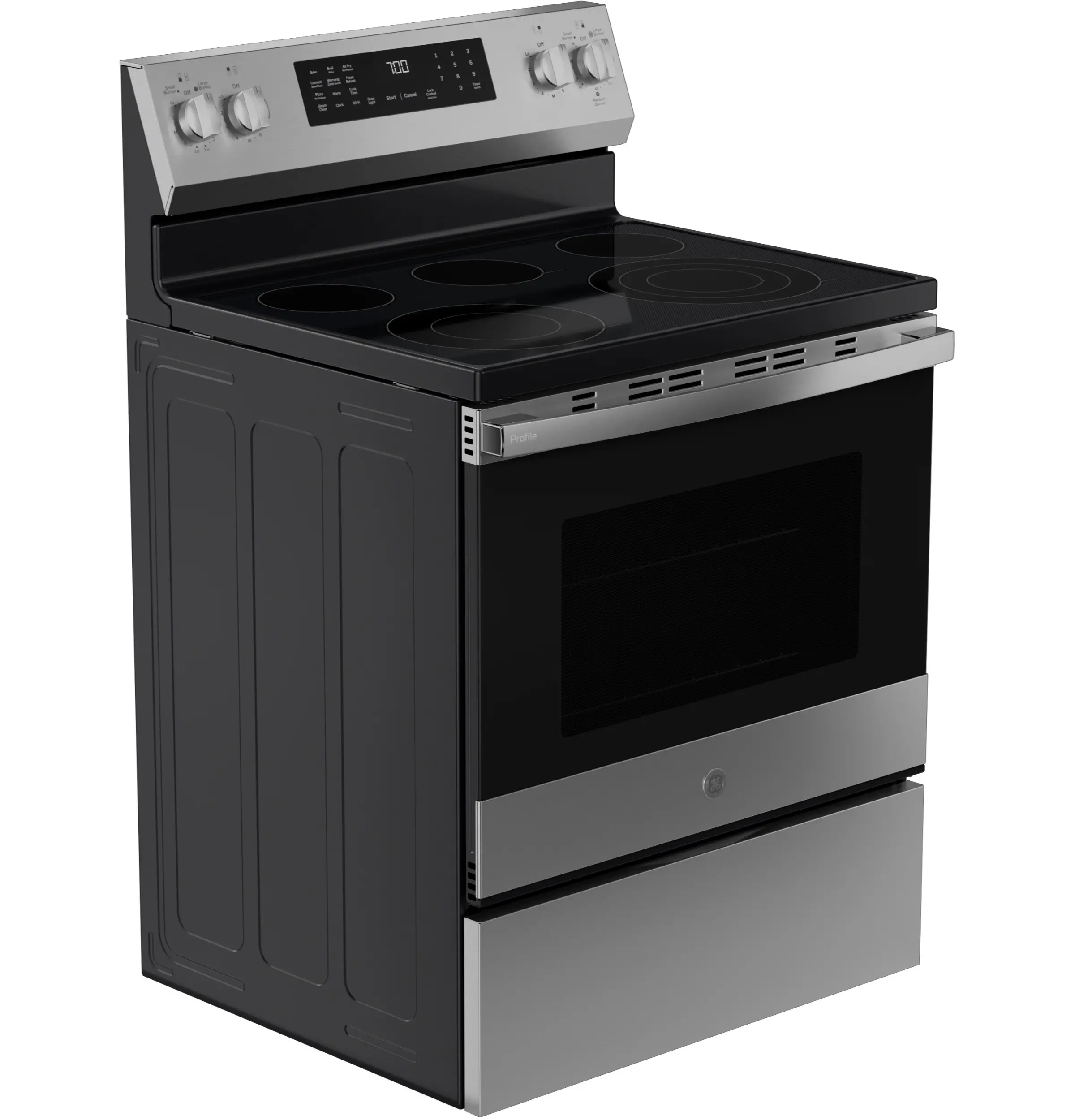 PRF700AYFS GE Profile 5.3 Cu Ft Single Oven Electric Range - Stainless Steel-17