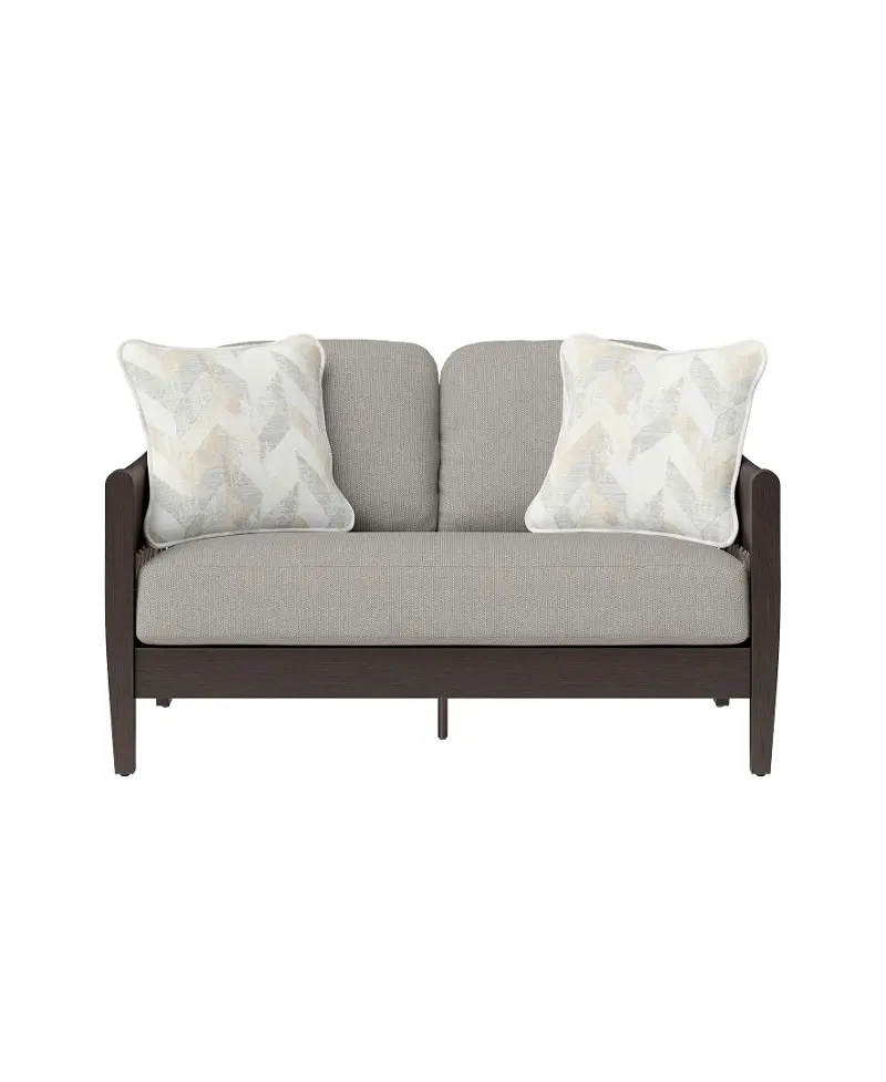 Sheffield Gray Patio Loveseat
