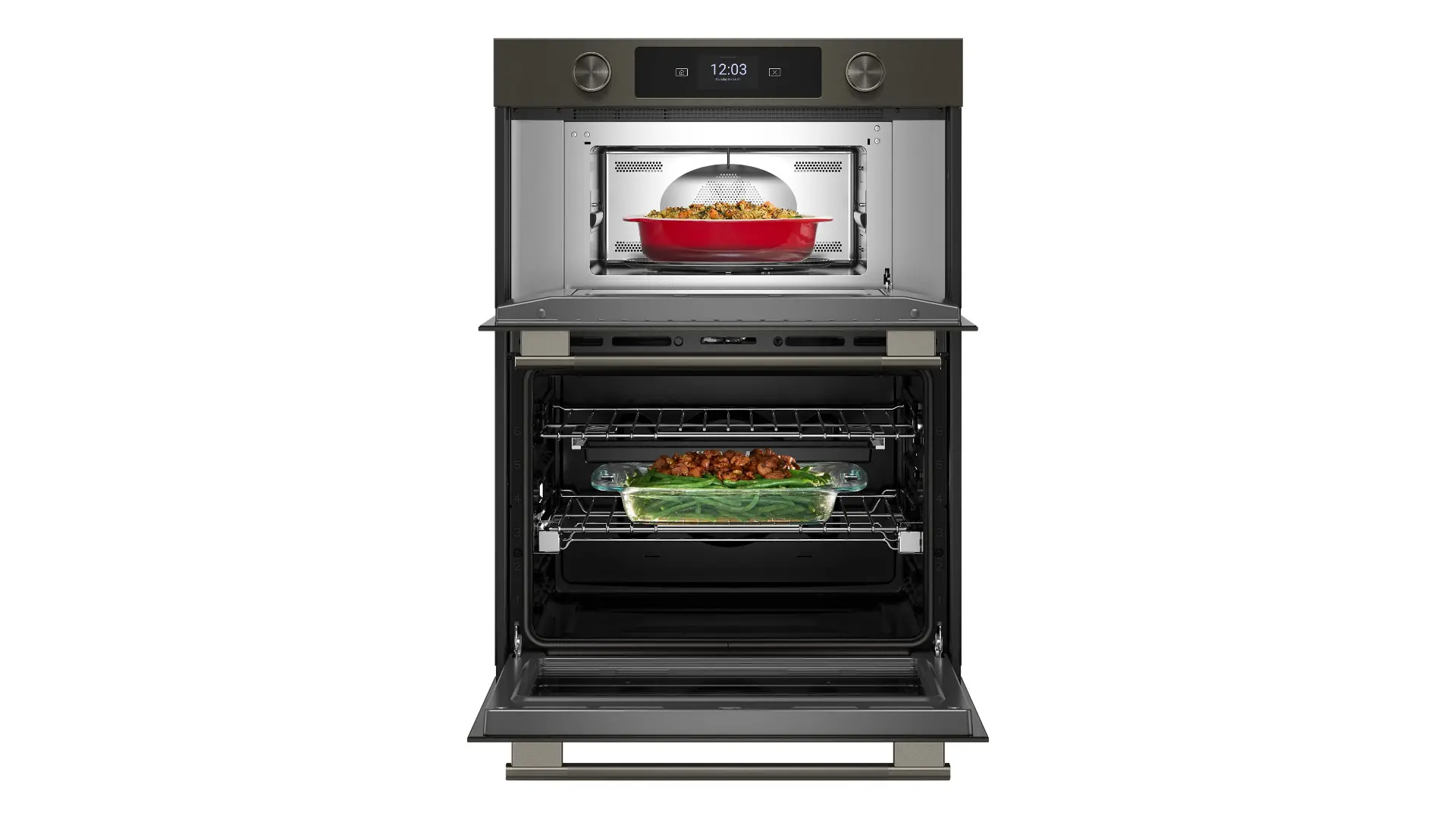 KOEC730SBE KitchenAid 30 Electric Single Oven Microwave Combination Wall Oven - Black Ore-10