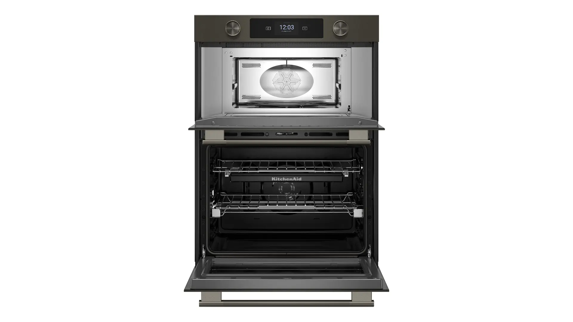 KOEC730SBE KitchenAid 30 Electric Single Oven Microwave Combination Wall Oven - Black Ore-11