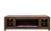 Haven Brown Fireplace TV Stand