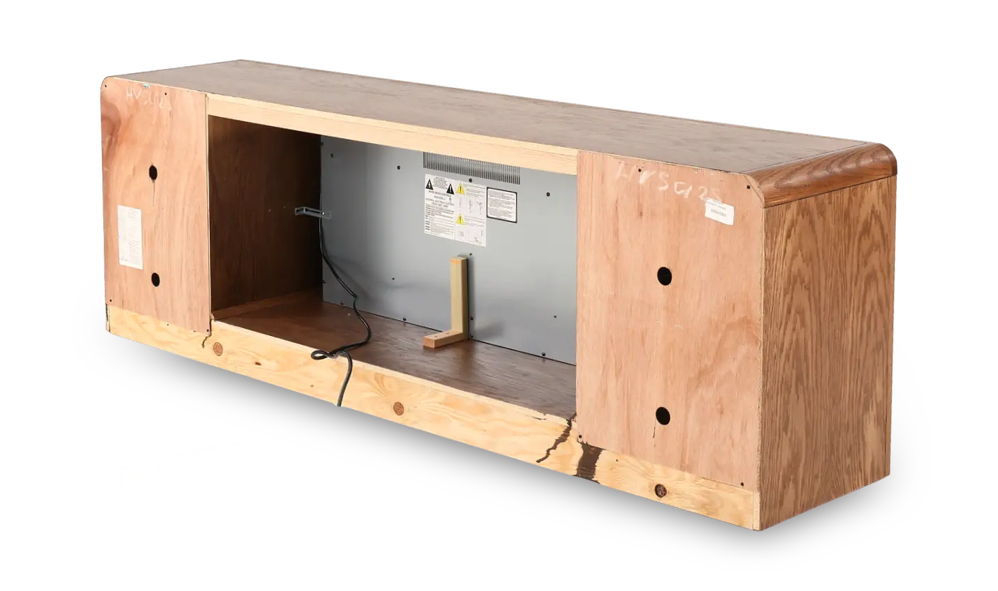 Haven Brown Fireplace TV Stand-5